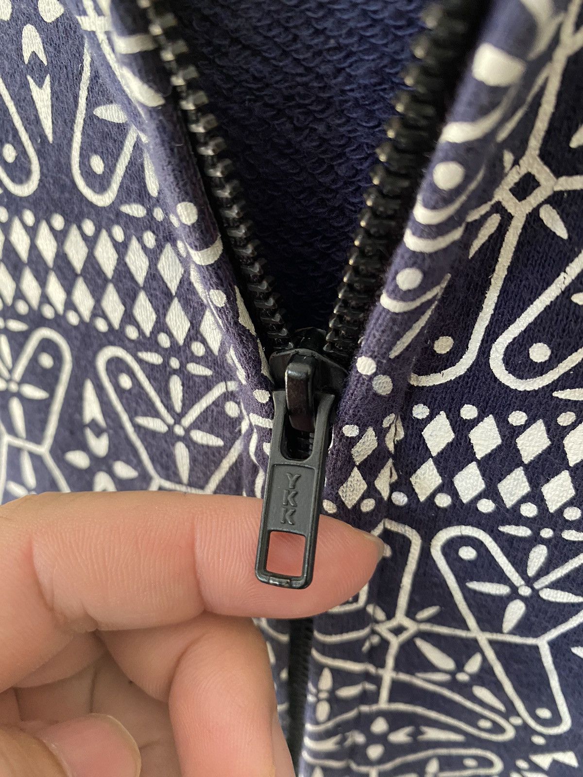 Bounty Hunter × Japanese Brand 2000s Bounty Hunter paisley kapital zipper hoodie Size US M / EU 48-50 / 2 - 9 Thumbnail