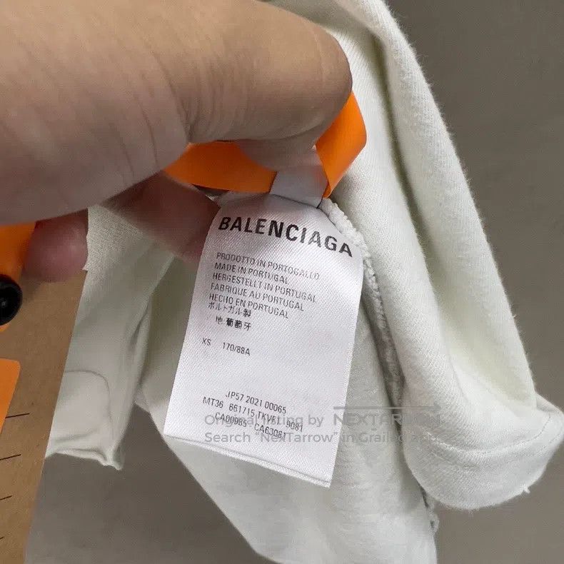 Balenciaga Balenciaga Text Destruction Short Sleeve Size US XS / EU 42 / 0 - 4 Thumbnail