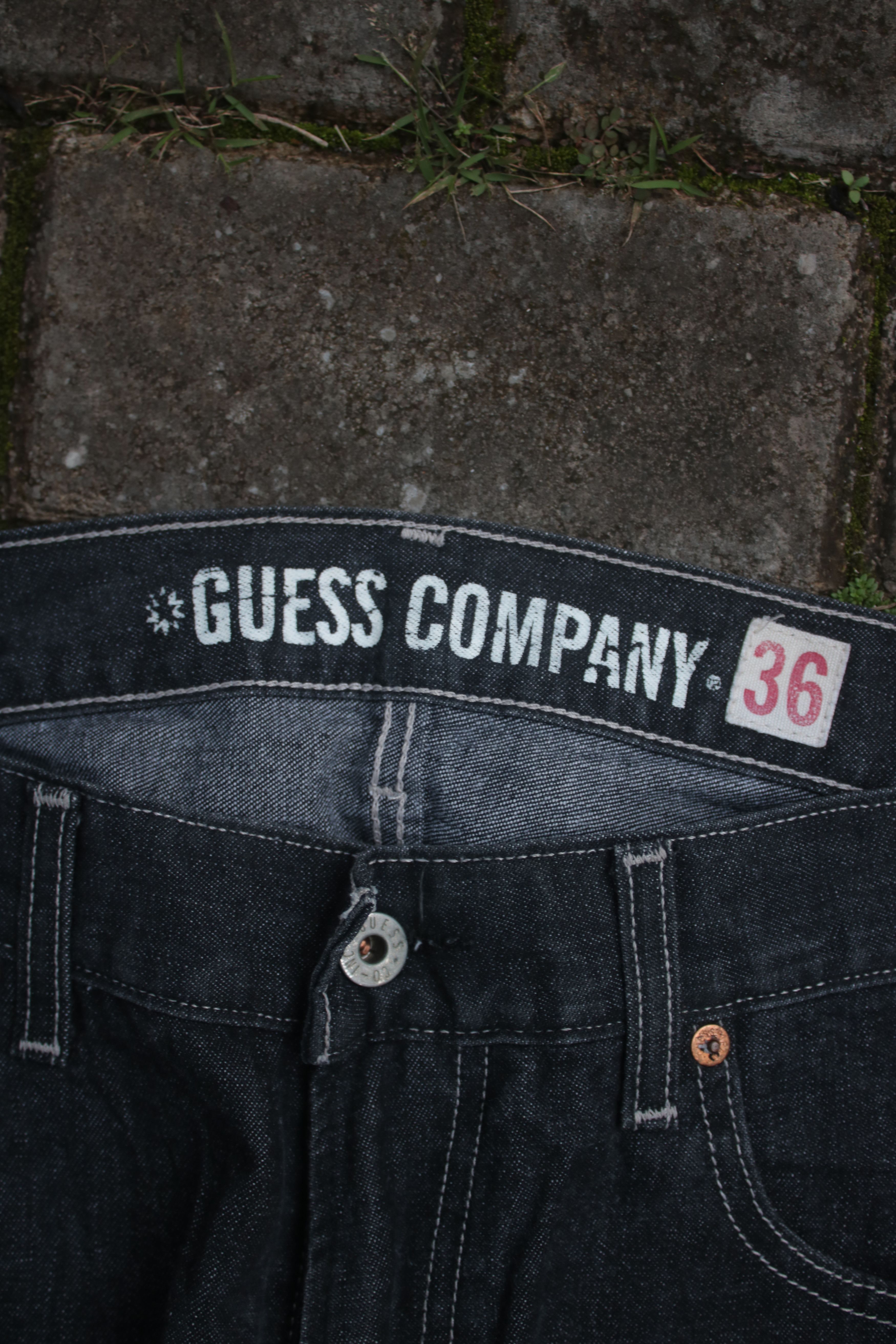 Guess Vintage Guess Jeans Baggy Black indigo 90s Size US 34 / EU 50 - 4 Thumbnail
