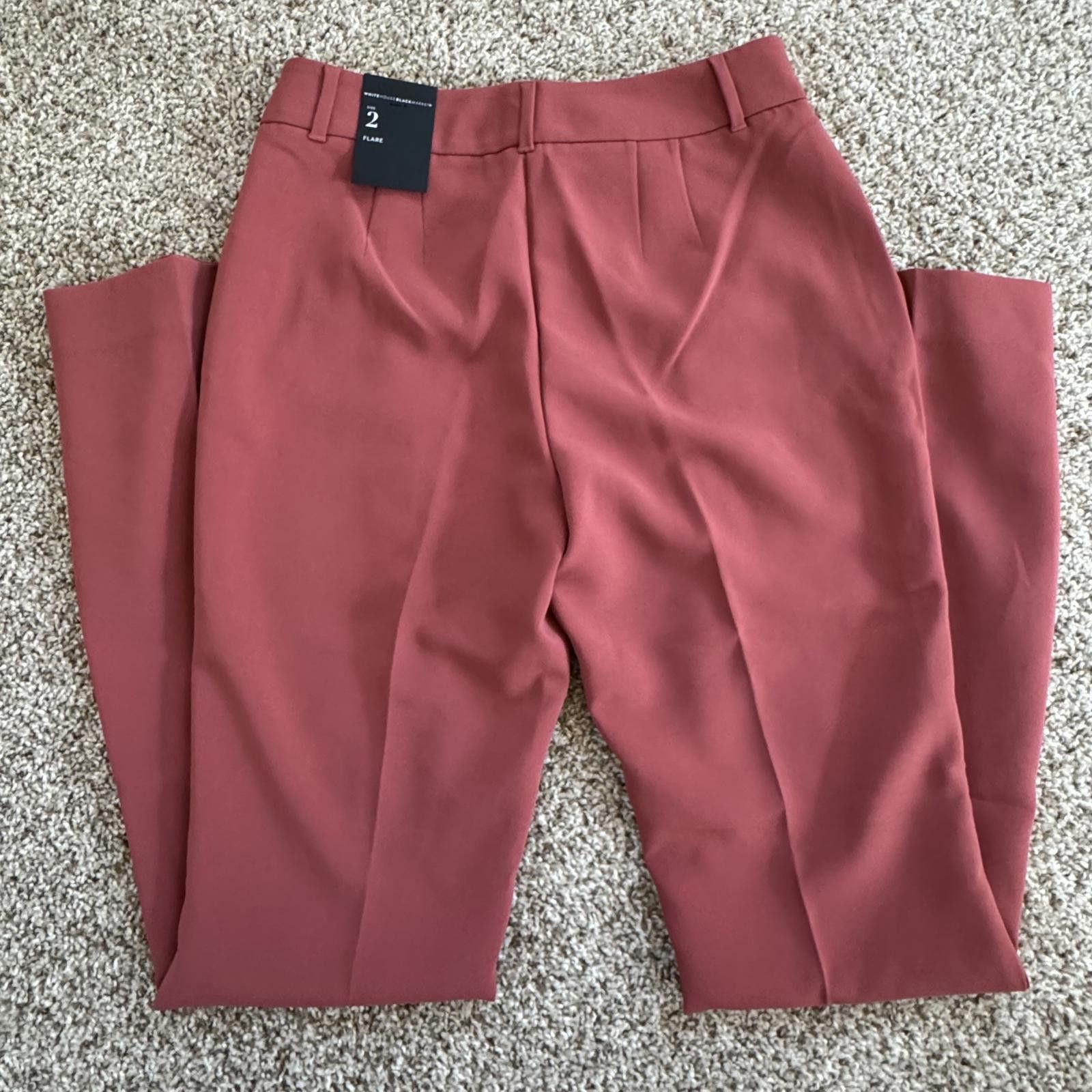 Other NWT White House Black Market Sienna Flare Trousers- 2R Size 26" / US 2 / IT 38 - 3 Thumbnail