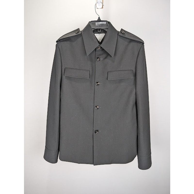 Bottega Veneta o1rshd1 Light Wool Twill Jacket in Black Size US S / EU 44-46 / 1 - 1 Thumbnail