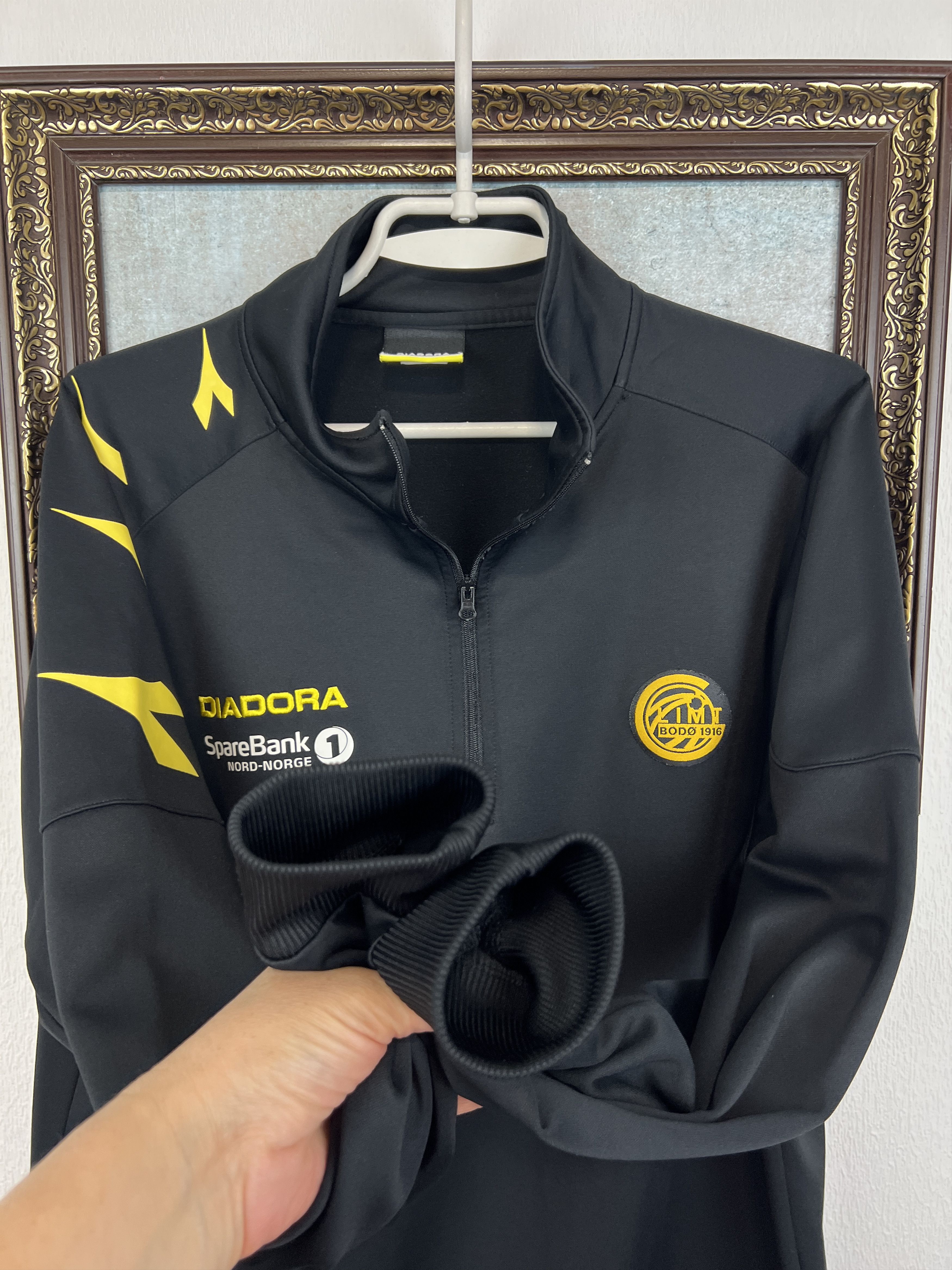Diadora Vintage Bodo Glimt Football Train Jacket Soccer Sweatshirt Size US M / EU 48-50 / 2 - 5 Thumbnail