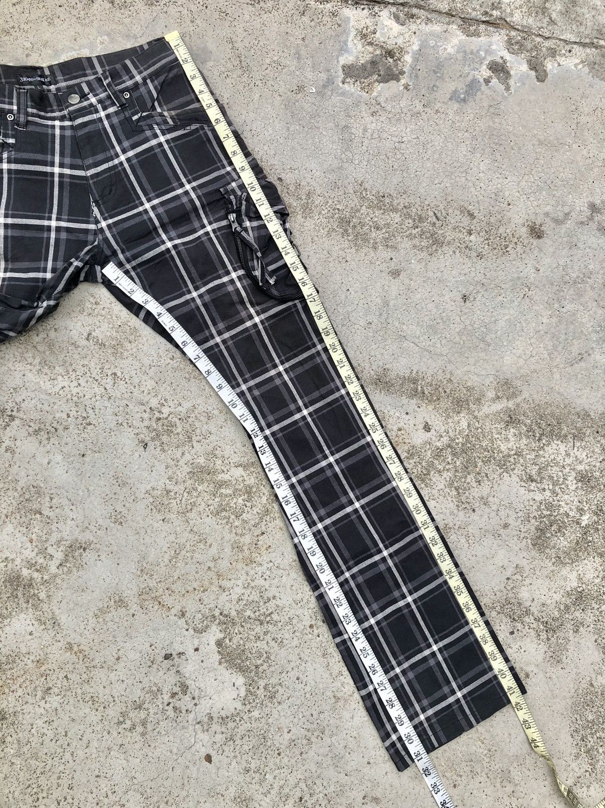 Seditionaries MULTIPOCKET ZIPPER STRECTHABLE PUNK PANT Size US 31 - 13 Thumbnail