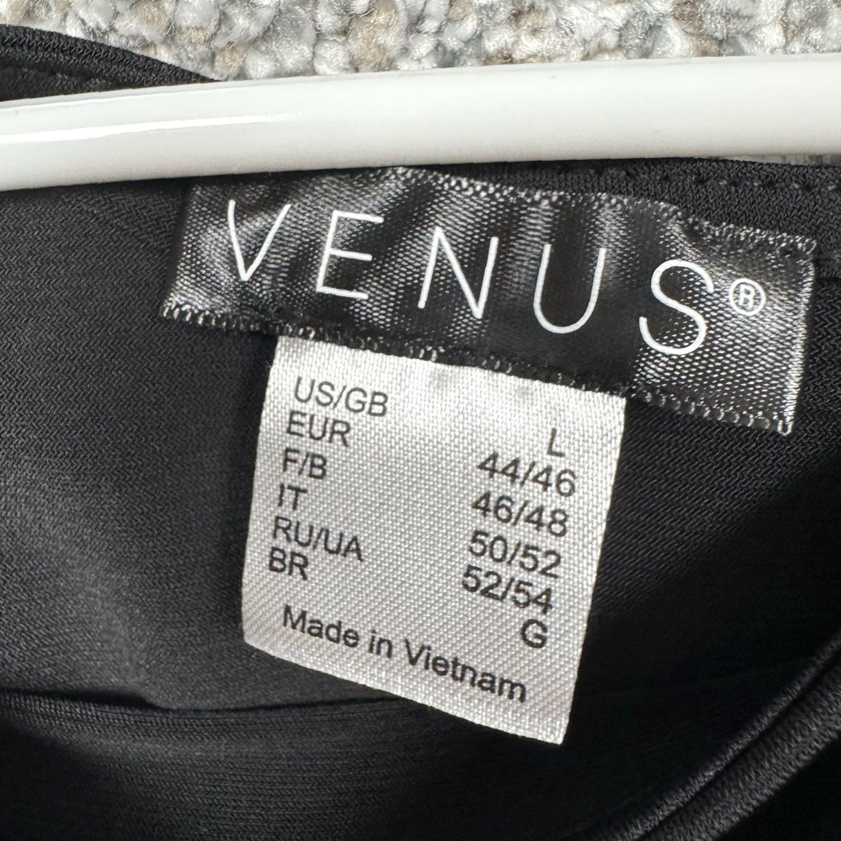 Venus Venus Tunic Top L Black Long Sleeve Ruched Bodycon Office Clubwear Shirt Women Size L / US 10 / IT 46 - 6 Thumbnail