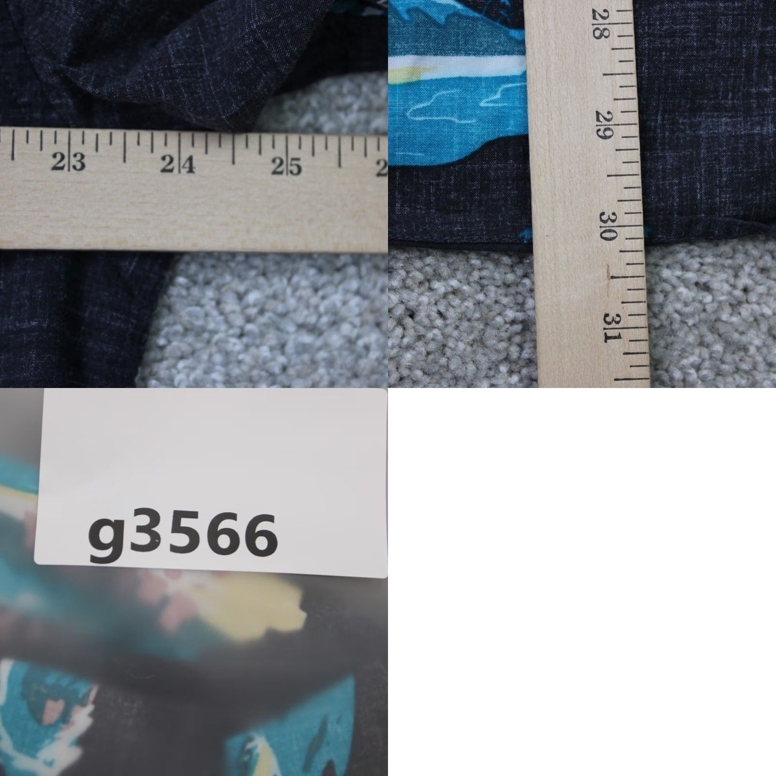 Vissla Vissla Shirt Mens XL Black/Blue Beach Print Cotton/Viscose S/S Button Shirt Size US XL / EU 56 / 4 - 9 Thumbnail