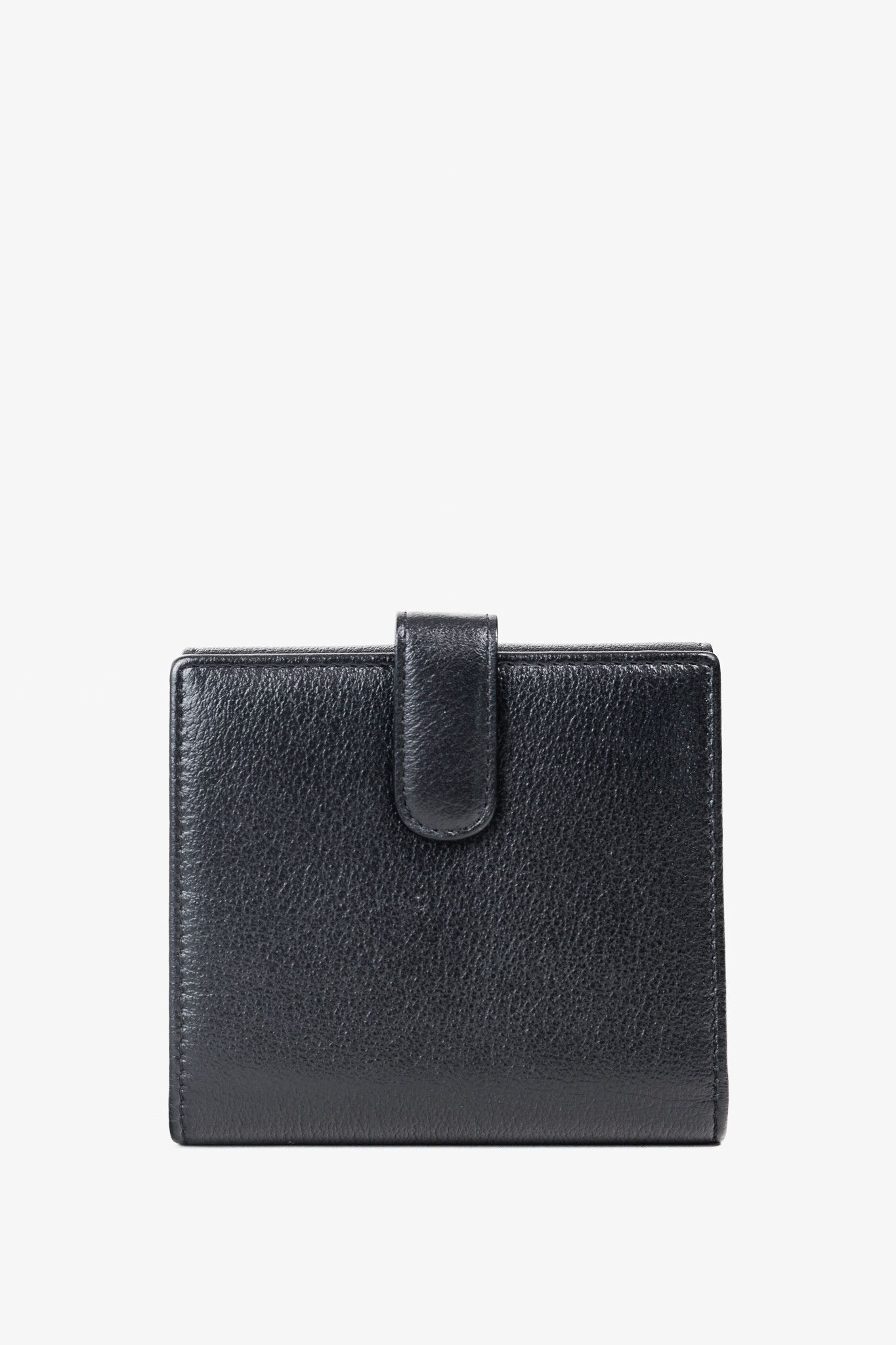Chanel Chanel Camellia Black Leather Compact Wallet Size ONE SIZE - 4 Thumbnail