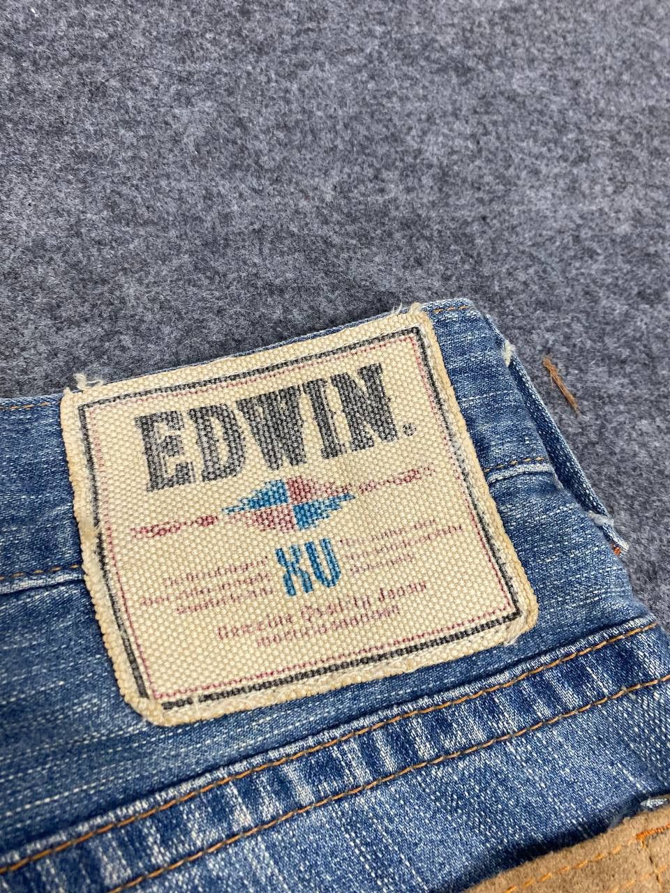Edwin vintage edwin xv faded design bootcut flare denim Size US 38 / EU 54 - 6 Thumbnail