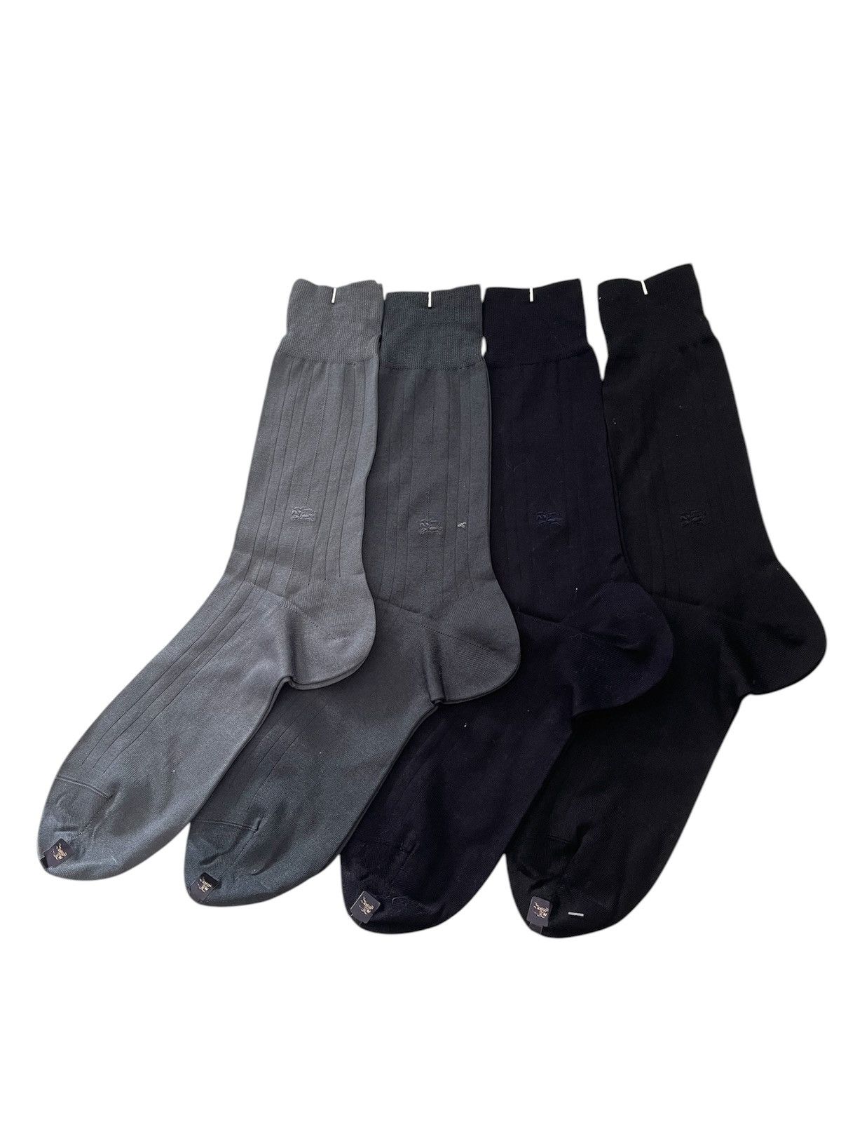 Burberry × Vintage Vintage Burberrys socks Size 26 - 1 Thumbnail