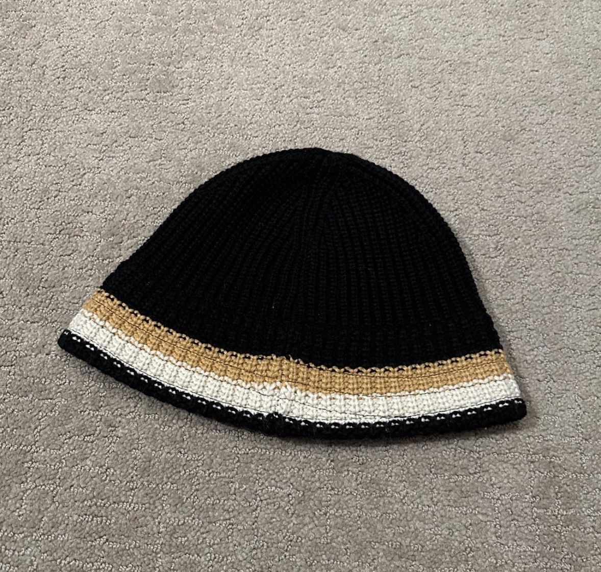 Japanese Brand Racal Hatter Tokyo Black Beanie Size ONE SIZE - 1 Thumbnail