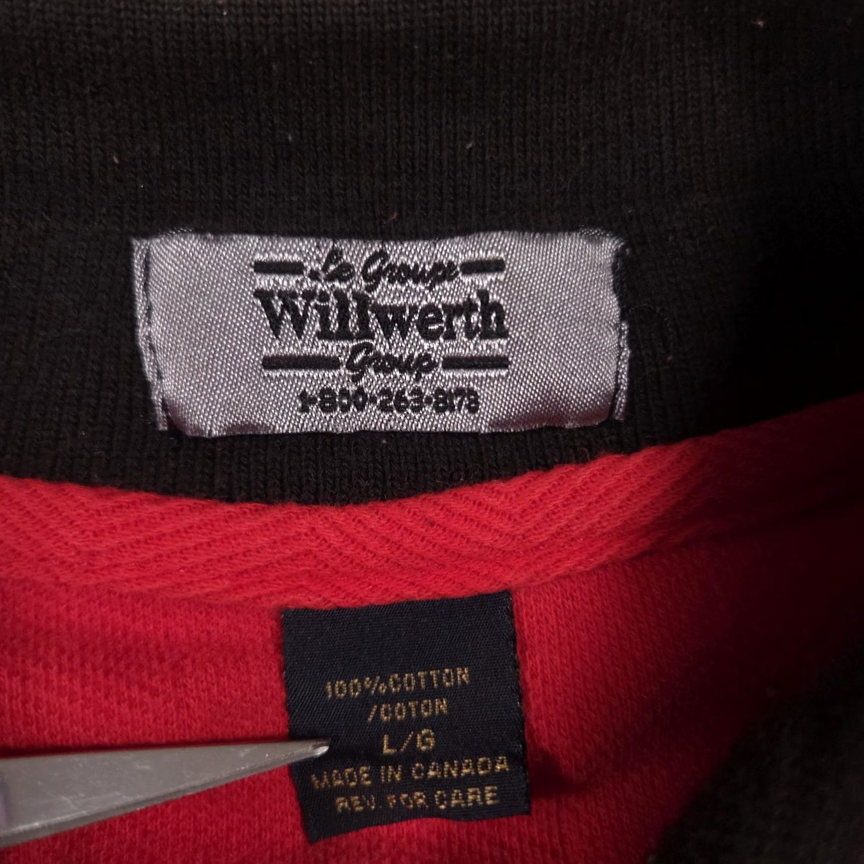 Vintage Willwerth Group Budweiser NASCAR Racing Polo Shirt Mens Large Red Embroidered Size US L / EU 52-54 / 3 - 5 Thumbnail