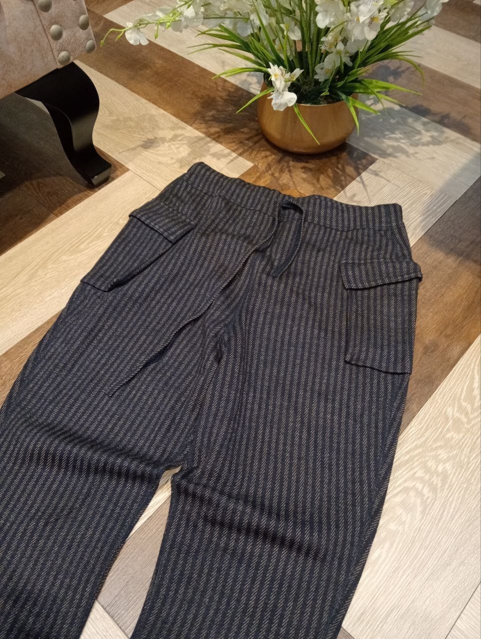 45rpm 45RPM JAPAN STRIPED WOOL SWEATPANTS Size US 29 - 4 Thumbnail