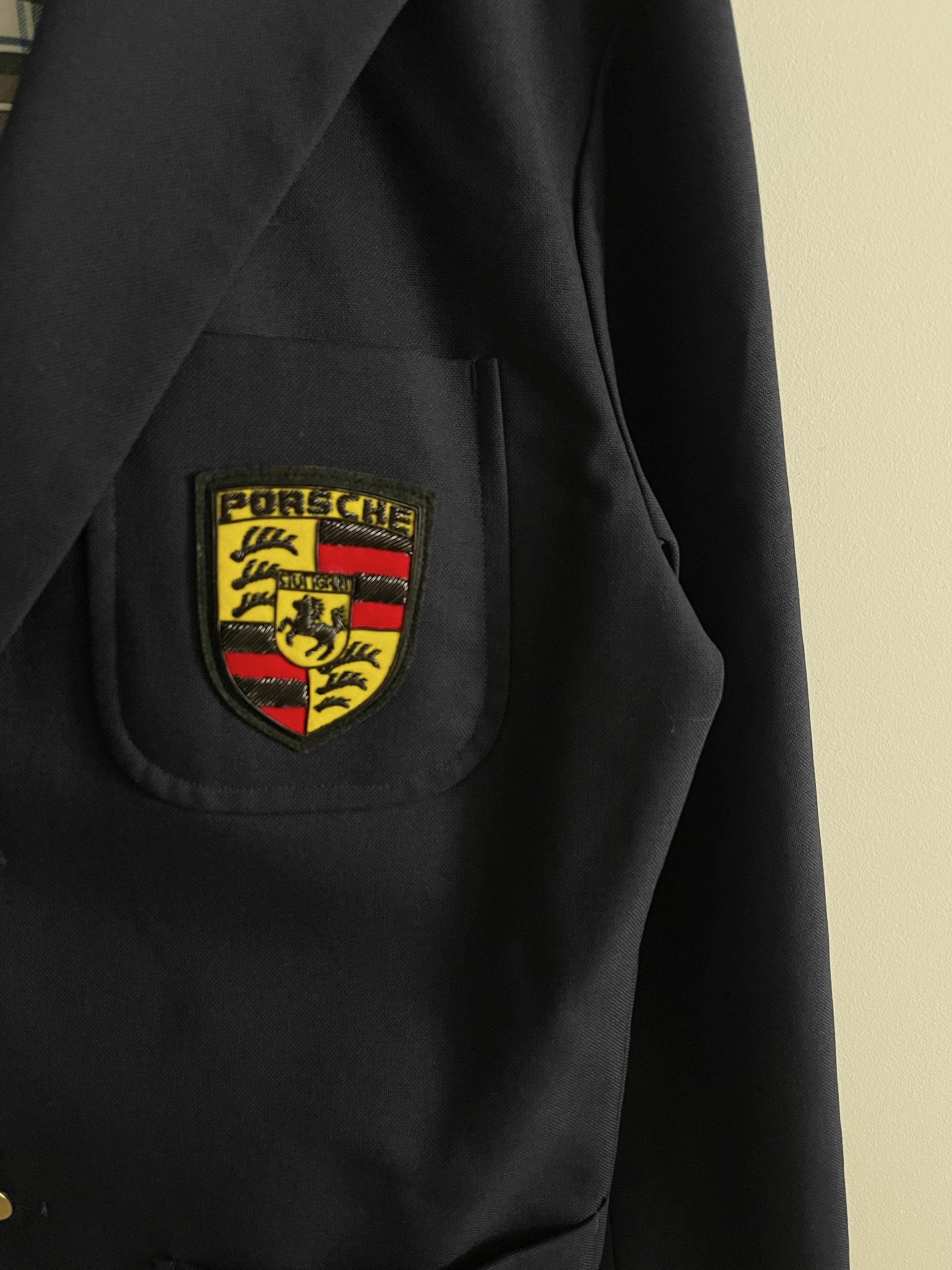 Japanese Brand SUPER RARE! PORSCHE × POGGY 911 Japan Exclusive Blazer Size 42R - 6 Thumbnail