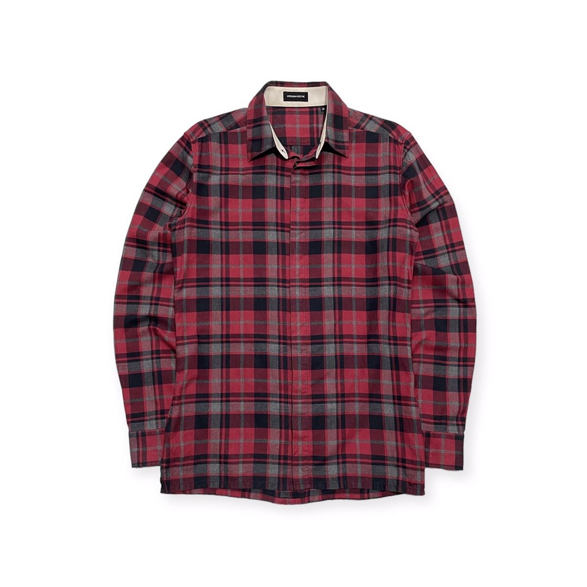 Kris Van Assche Checkered Shirt Size US S / EU 44-46 / 1 - 1 Thumbnail