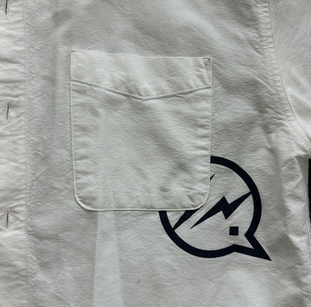 Vanquish Denim by vanquish button down shirt in white Size US S / EU 44-46 / 1 - 4 Thumbnail