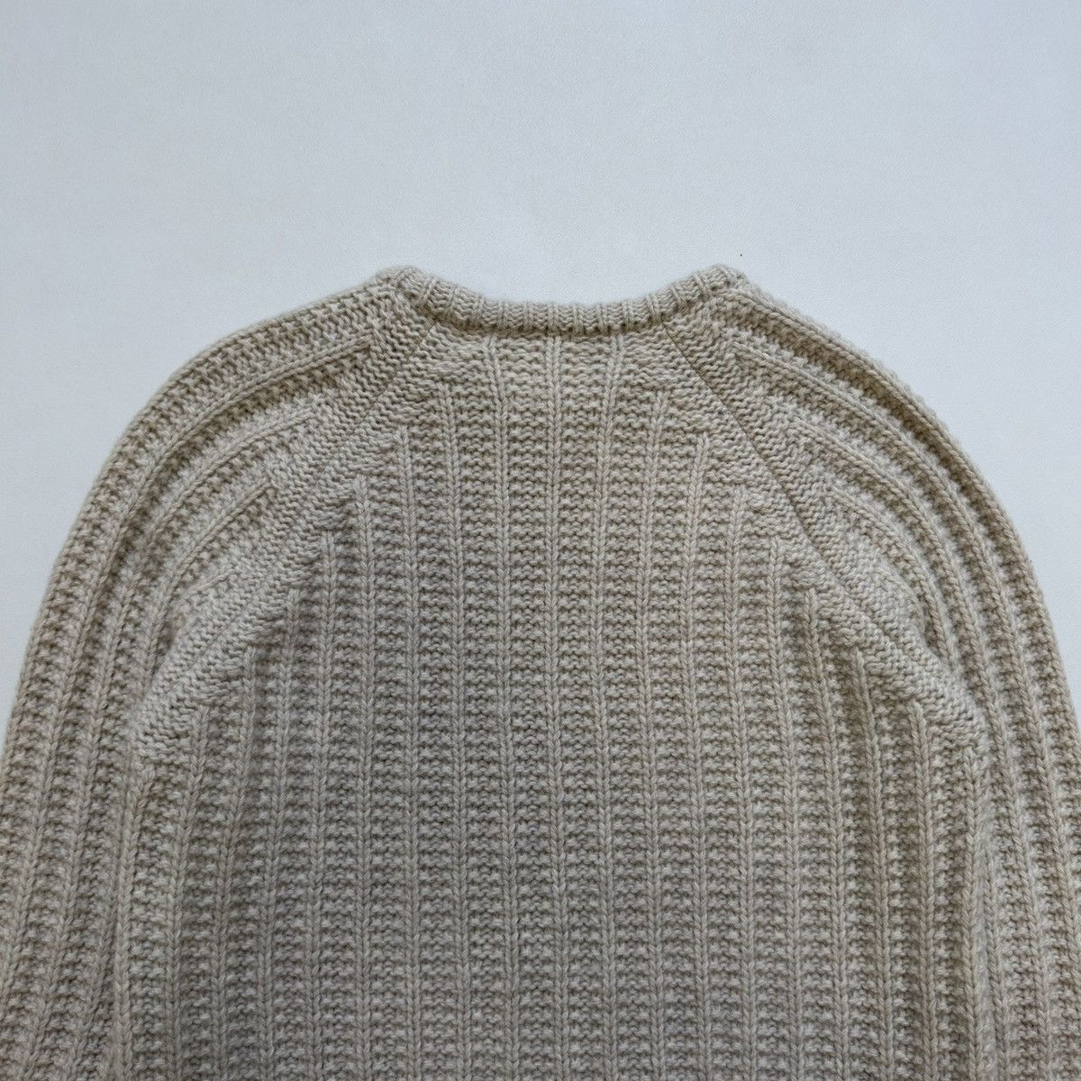 Our Legacy Cream Wool Fisherman’s Textured Sweater Size US M / EU 48-50 / 2 - 14 Thumbnail