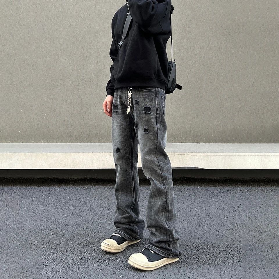Japanese Brand × Jean Black Streetwear Denim Pants Size US 32 / EU 48 - 6 Thumbnail