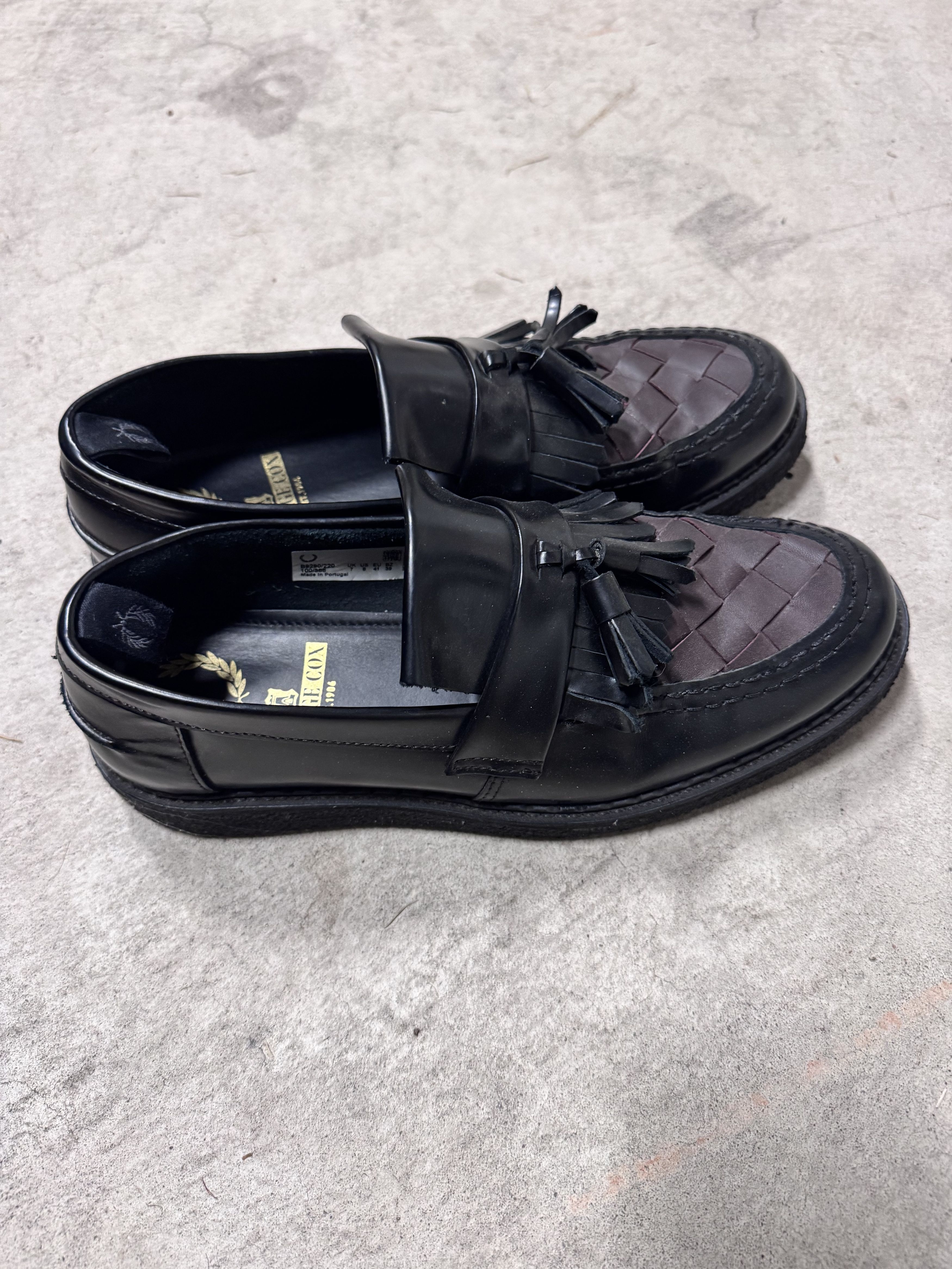 Fred Perry Fred Perry Black Loafer, George Cox Special edition. Size US 8 / EU 41 - 2 Thumbnail