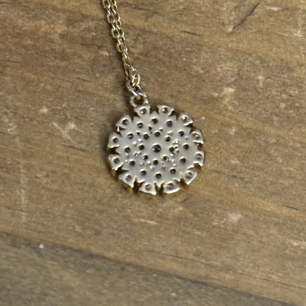Other Dainty gold tone pave snowflake pendant necklace Size ONE SIZE - 4 Thumbnail