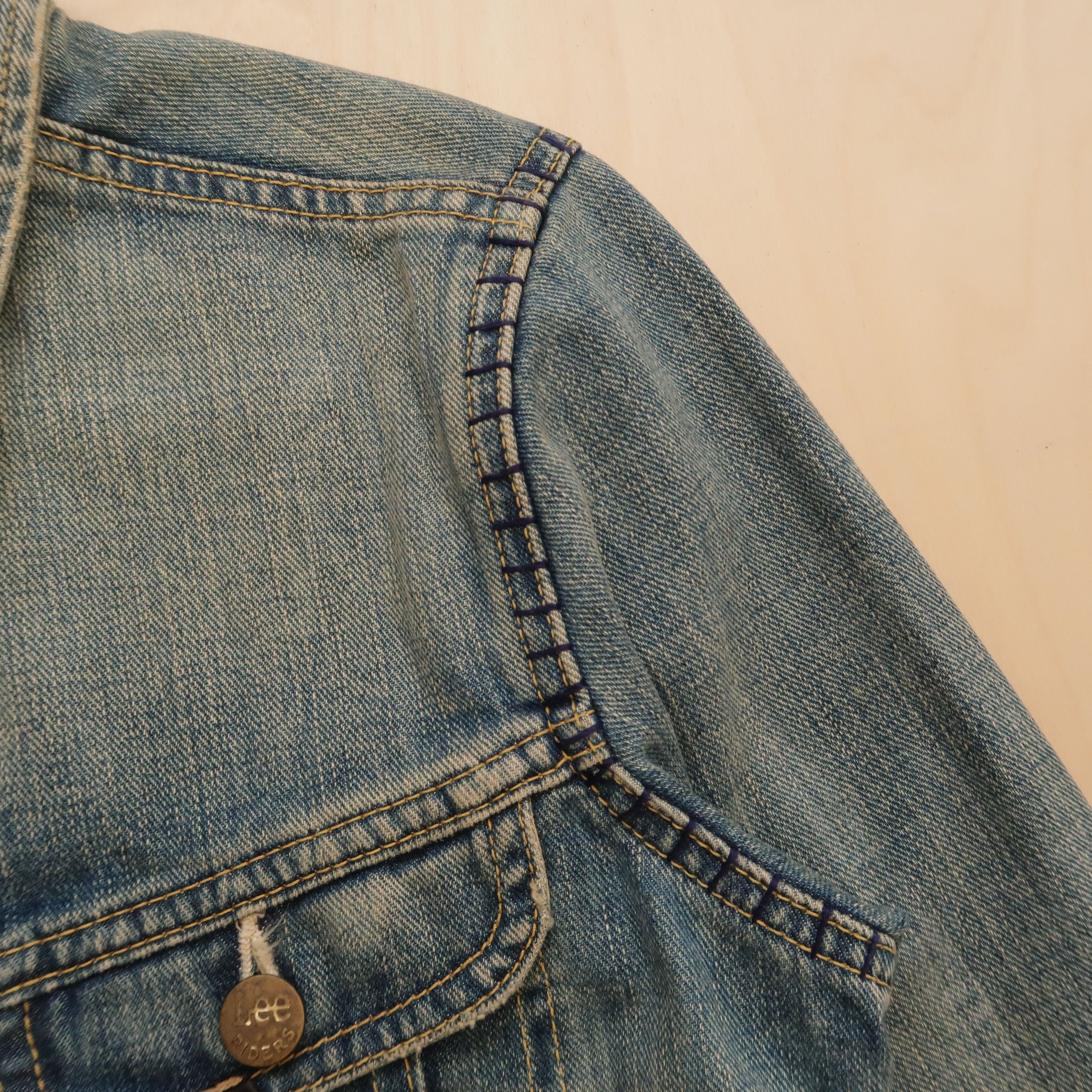 Japanese Brand Lee x Union Made x SLY Japan Distressed Cropped Jacket Size US S / EU 44-46 / 1 - 8 Thumbnail
