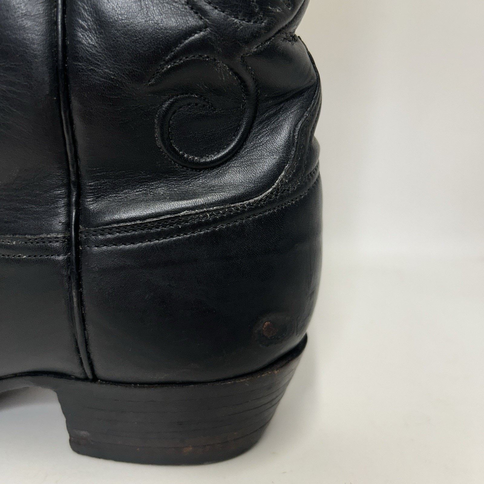 Lucchese Lucchese Handmade Goatskin Vines Cowboy Boots “Black" L1309 Size US 8.5 / EU 41-42 - 12 Thumbnail