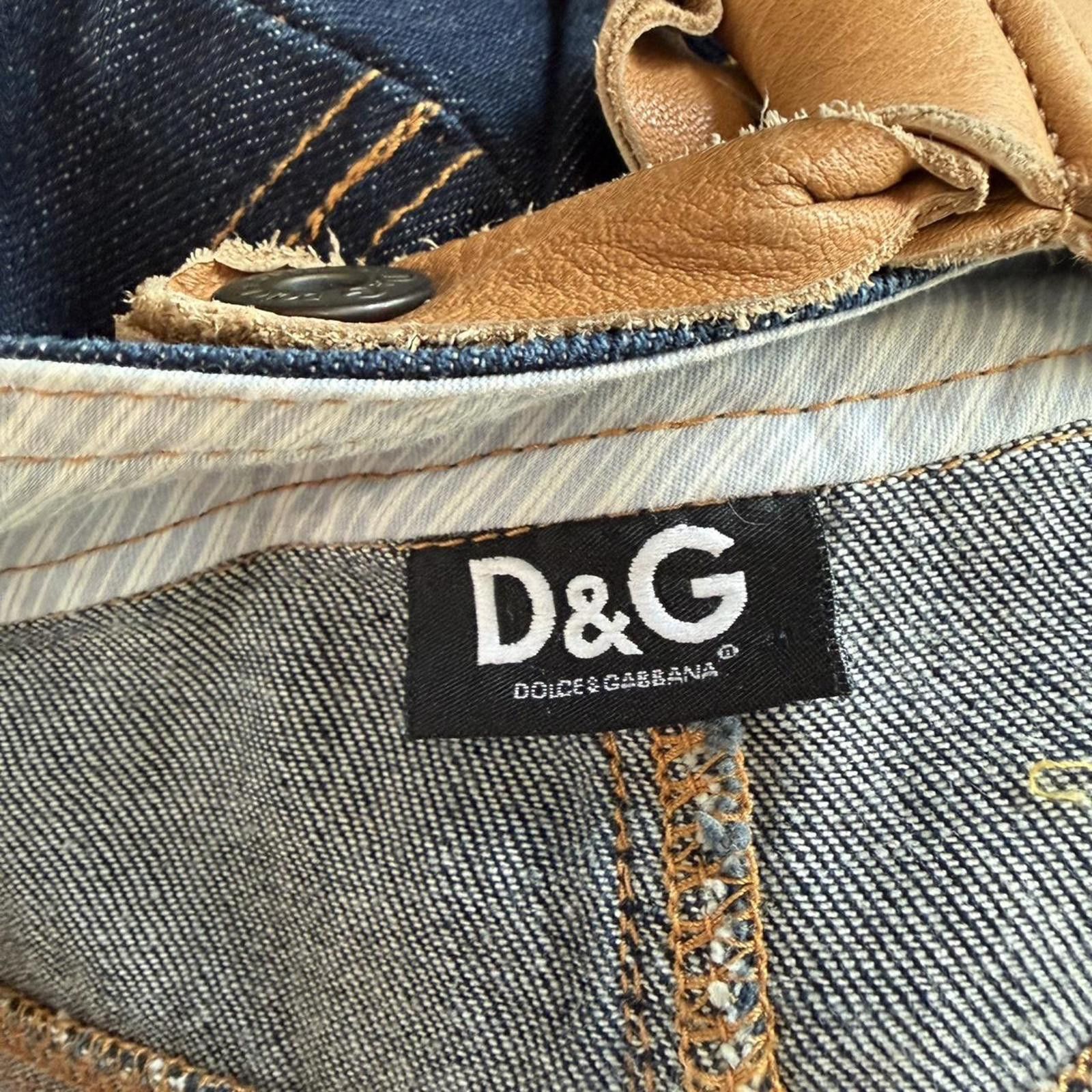 Dolce & Gabbana Dolce & Gabbana Denim Overall Skirt RARE Vintage Y2K Size S Size 28" / US 6 / IT 42 - 4 Thumbnail