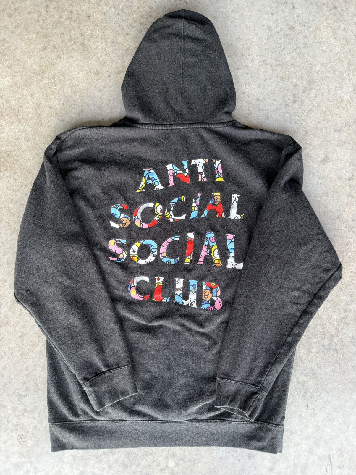 Anti Social Social Club Crazy Anti Social Social Club BT21 Hoodie Size US L / EU 52-54 / 3 - 2 Thumbnail