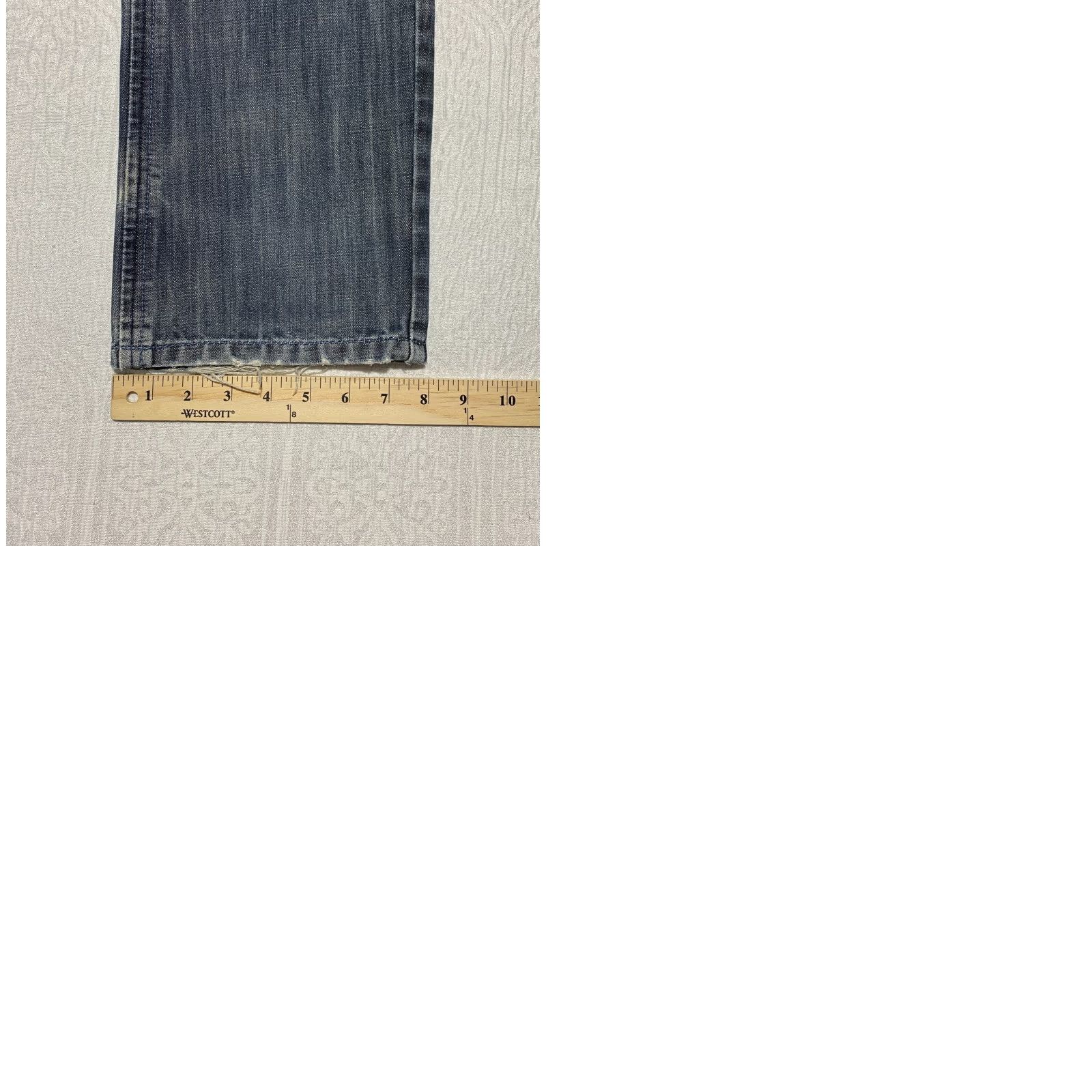 Dickies Dickies Jeans Men's 32×32 Regular Straight Distressed Embroidered USA Original Dickies jeans denim cotton 5-pocket Men Regular Gray/Medium wash Size US 32 / EU 48 - 9 Thumbnail