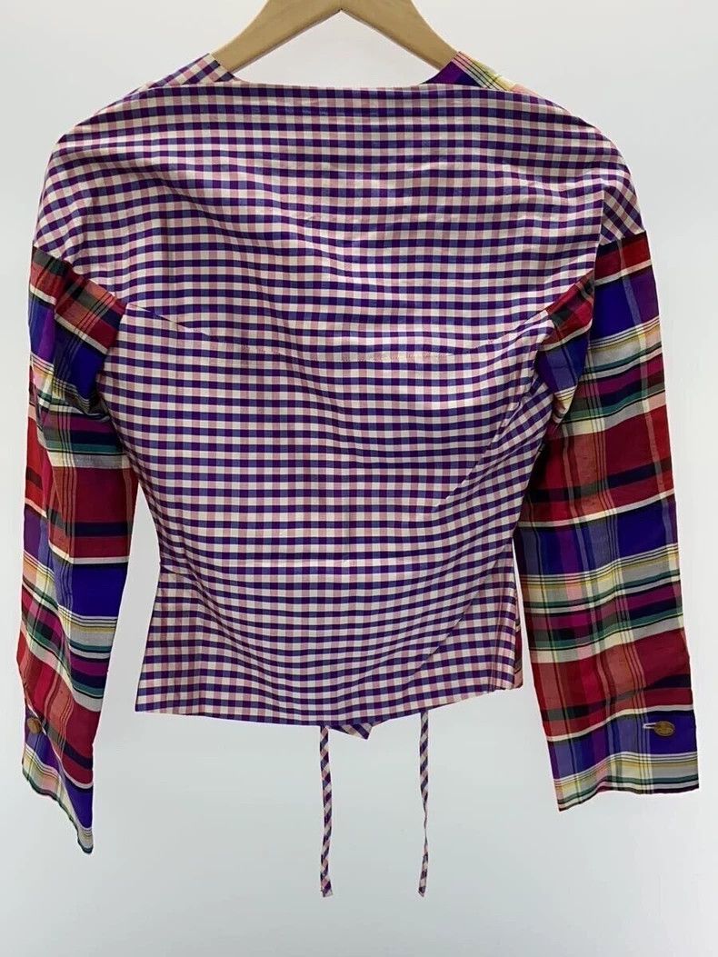 Vivienne Westwood Vivienne Westwood Plaid patchwork top Size XS / US 0-2 / IT 36-38 - 2 Thumbnail
