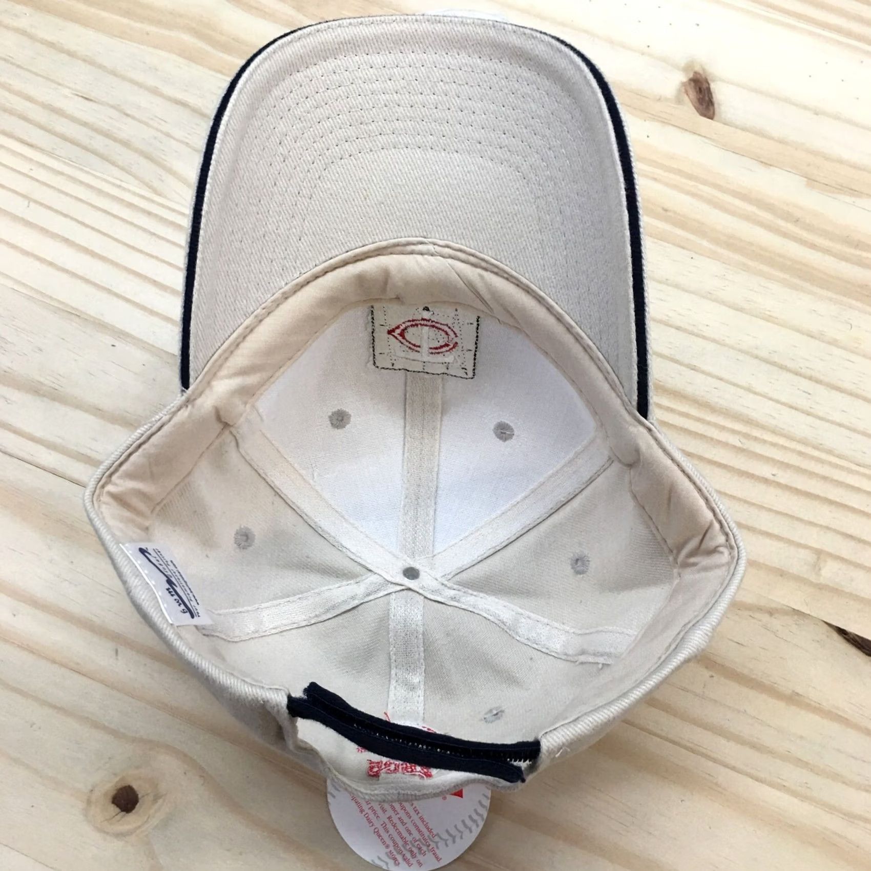 Twins Minnesota Twins Baseball Cap Hat Mens One Size Beige Cotton DQ 2005 Logo NWT Size ONE SIZE - 7 Thumbnail