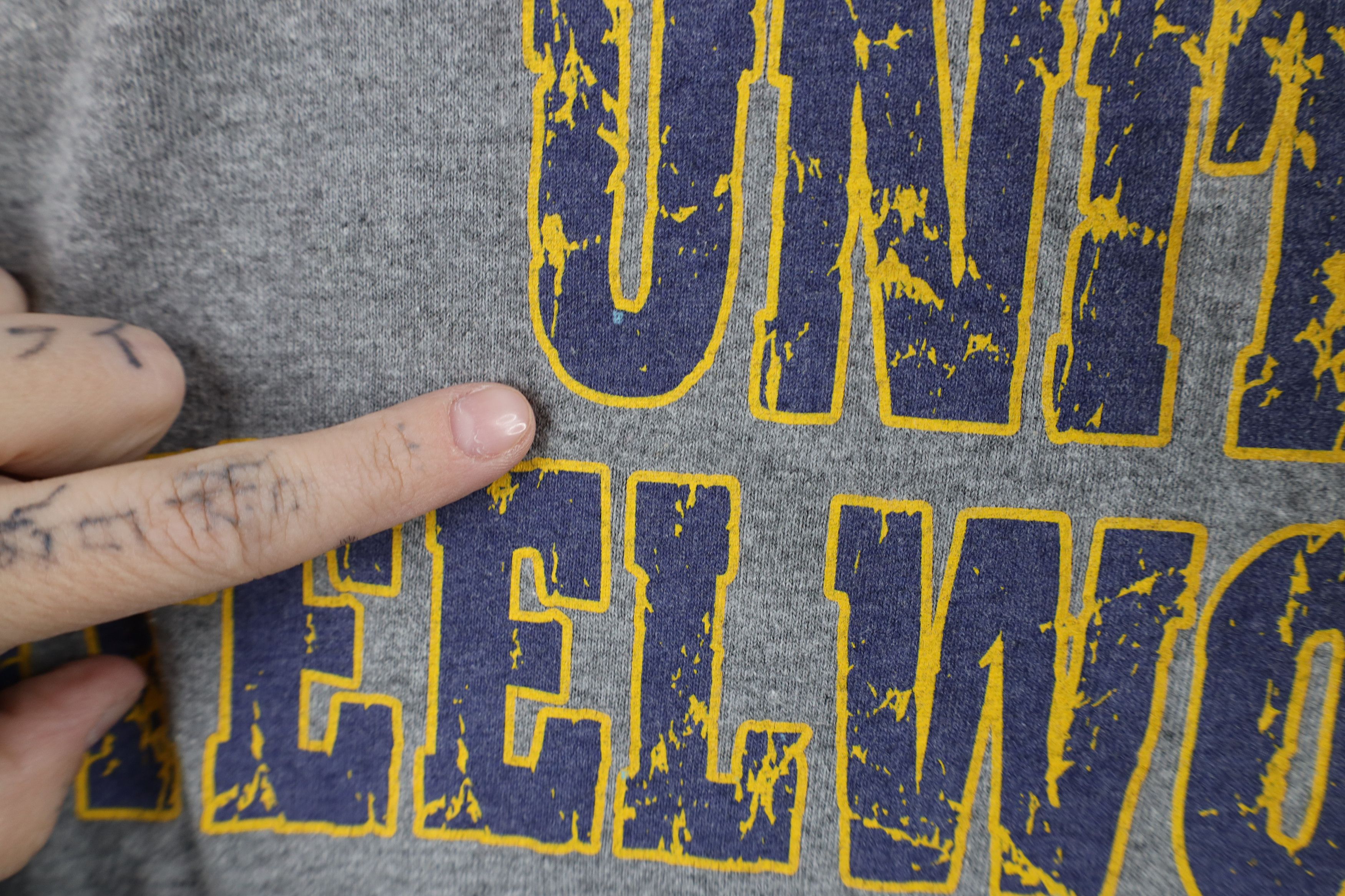Vintage Vintage 90s Union United Steel Workers Raglan T-Shirt USA Size US XXL / EU 58 / 5 - 5 Thumbnail
