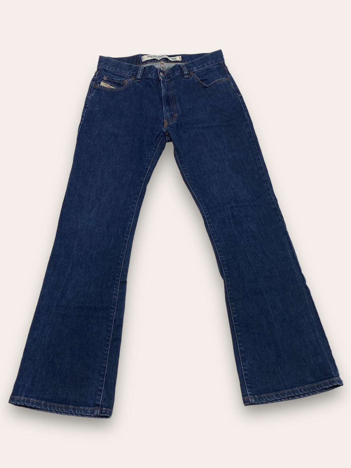 Diesel Vintage DIESEL Deep Blue Jeans Made In Italy Size US 31 - 1 Thumbnail
