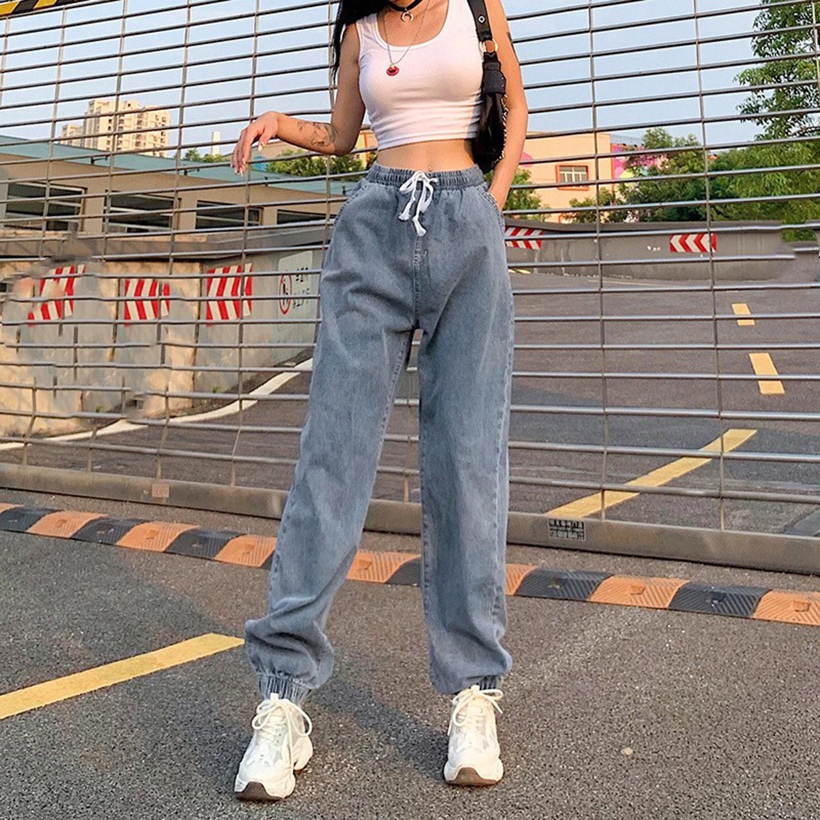The Unbranded Brand Women's strappy jeans Size US 32 / EU 48 - 1 Thumbnail