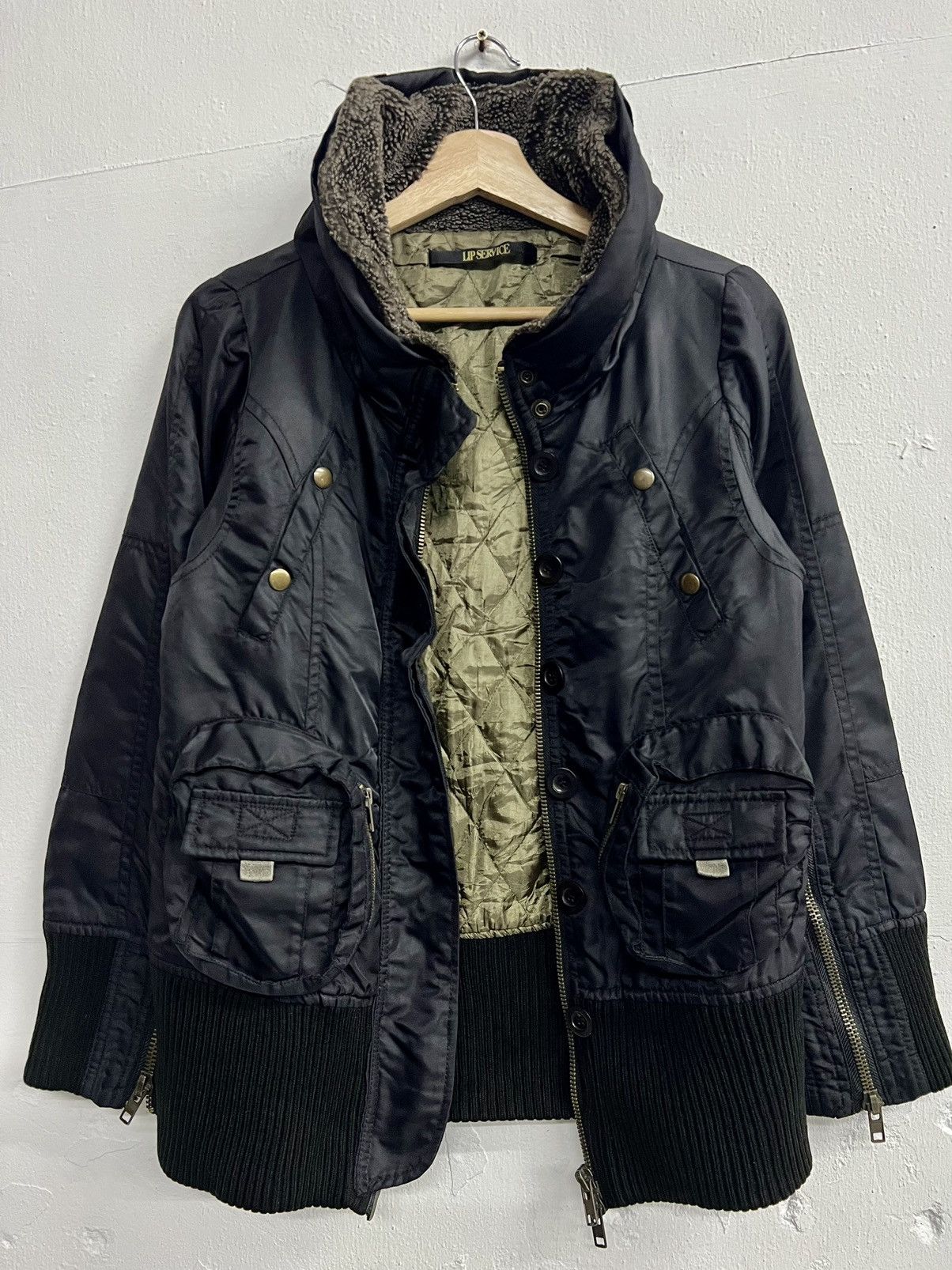 14th Addiction 2000s Lip Service Cargo Multipocket Bono Jacket Size US M / EU 48-50 / 2 - 10 Thumbnail