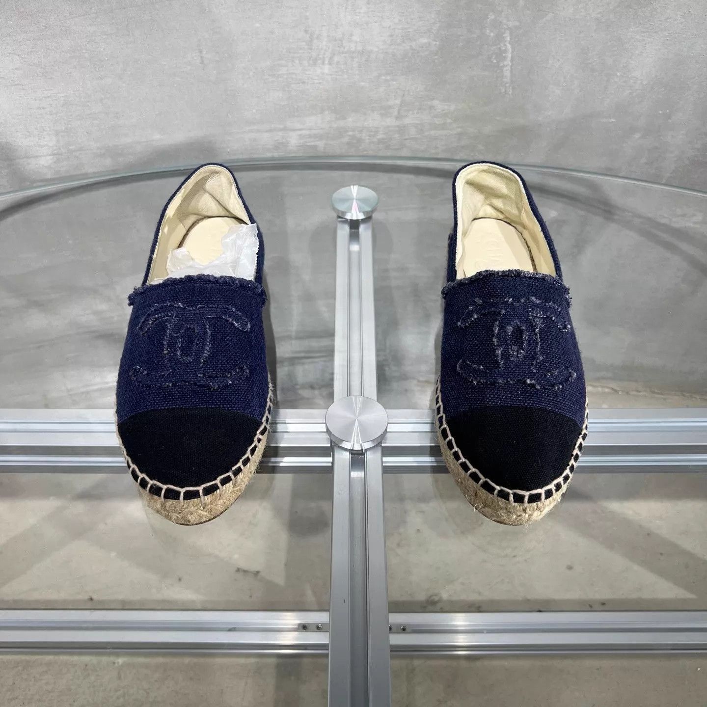 Chanel CHANEL Women's Fisherman Shoes Blue Size 37 New Size US 6.5 / IT 36.5 - 1 Thumbnail
