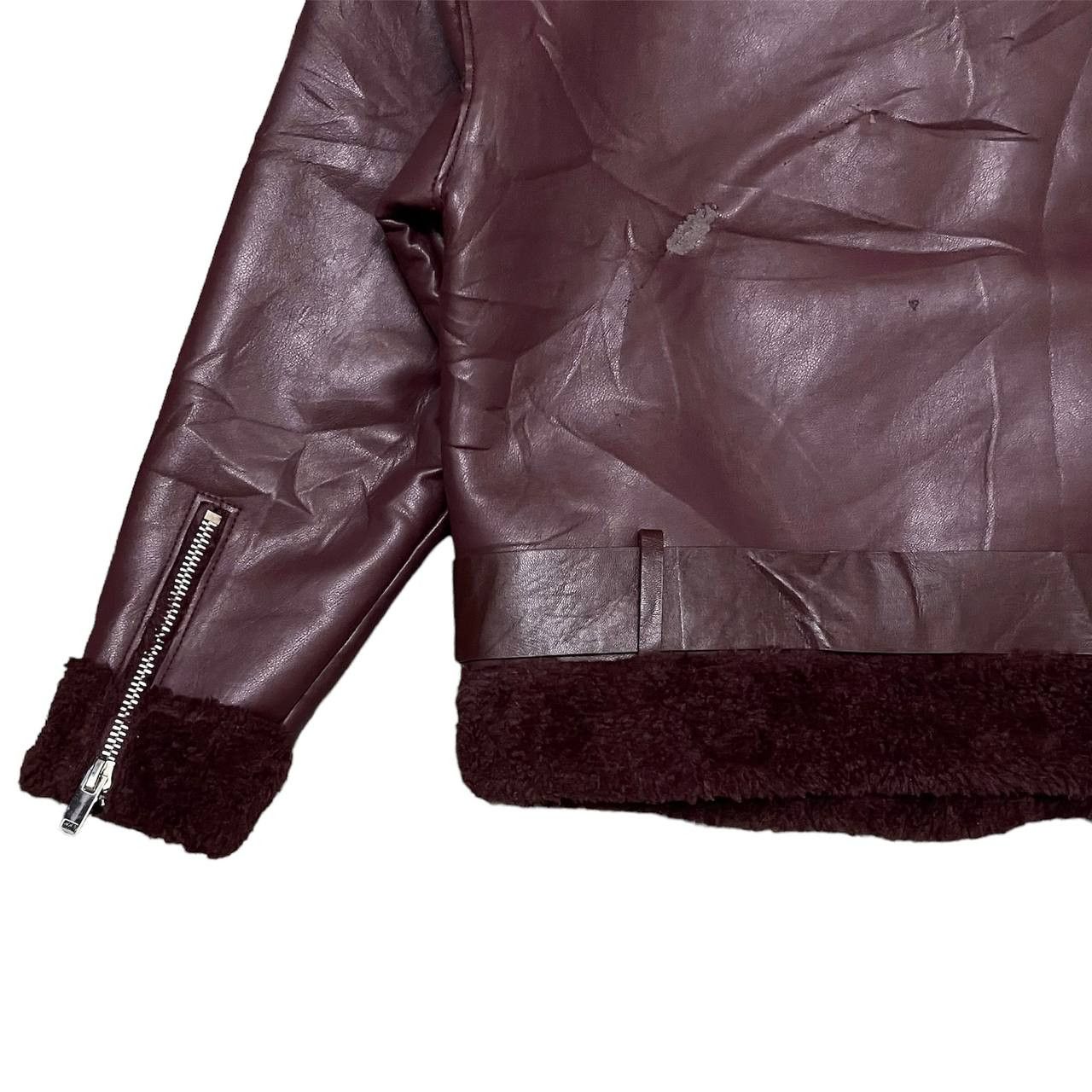 Zara Zara Shearling Jacket Size XS / US 0-2 / IT 36-38 - 14 Thumbnail