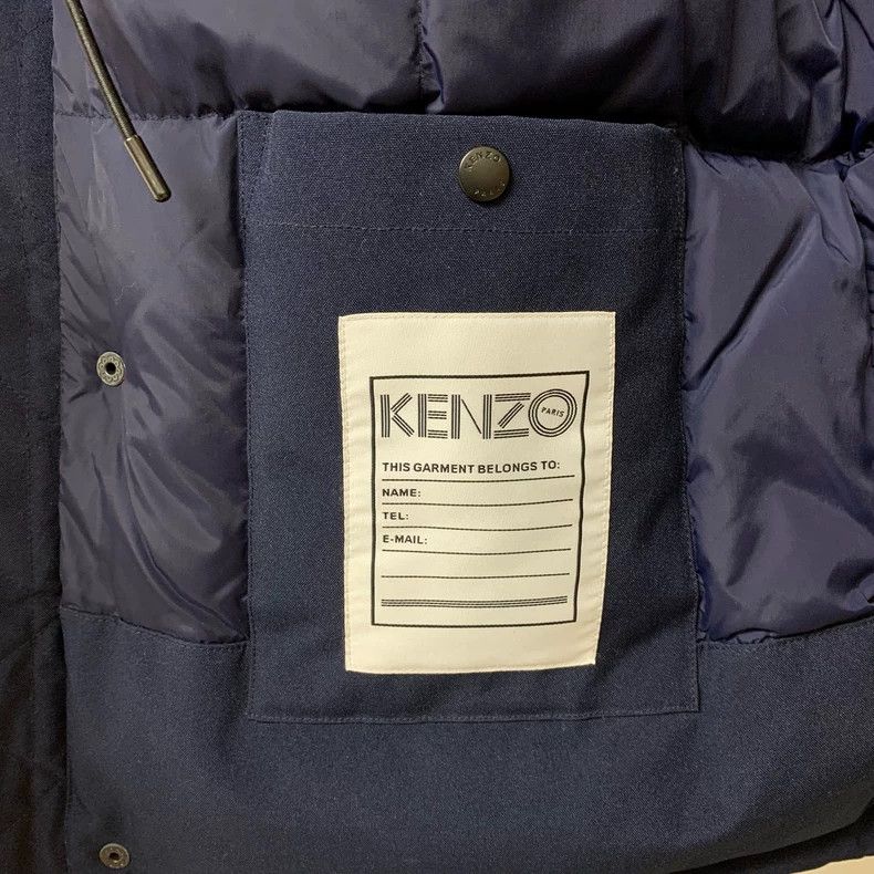 Kenzo Kenzo Side logo long down jacket Size US L / EU 52-54 / 3 - 3 Thumbnail