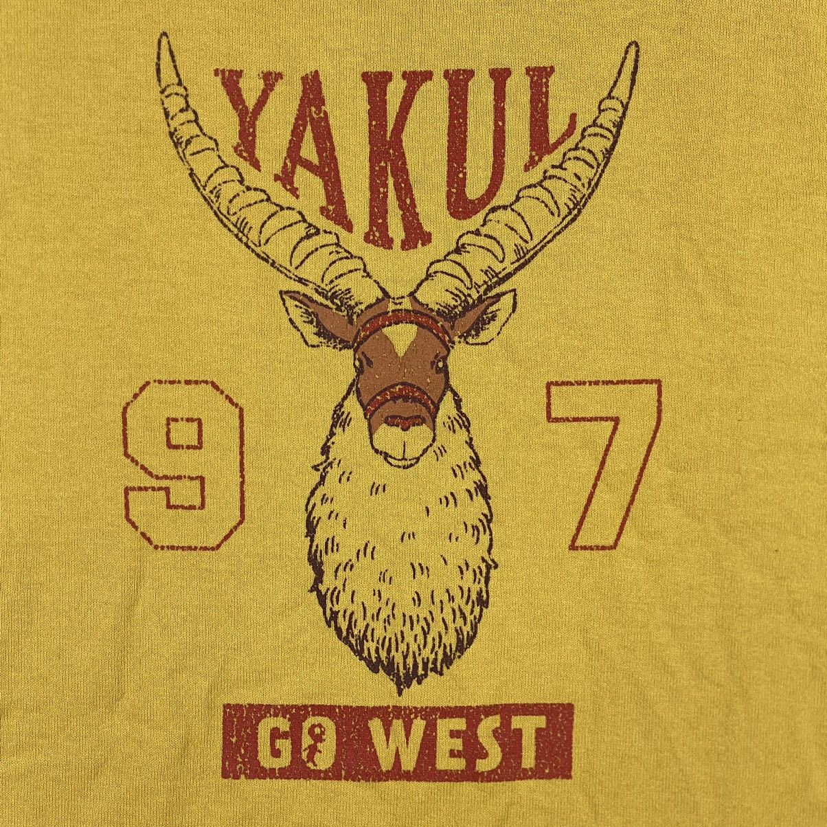 Anime PRINCESS MONONOKE YAKUL Studio Ghibli Hayao Miyazaki Tee Size US XL / EU 56 / 4 - 3 Thumbnail