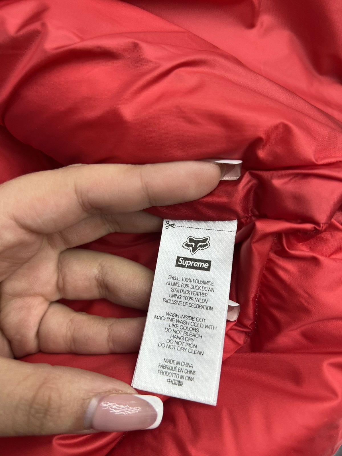 Supreme Supreme Fox Racing Shiny Down Puffer Size US S / EU 44-46 / 1 - 16 Thumbnail