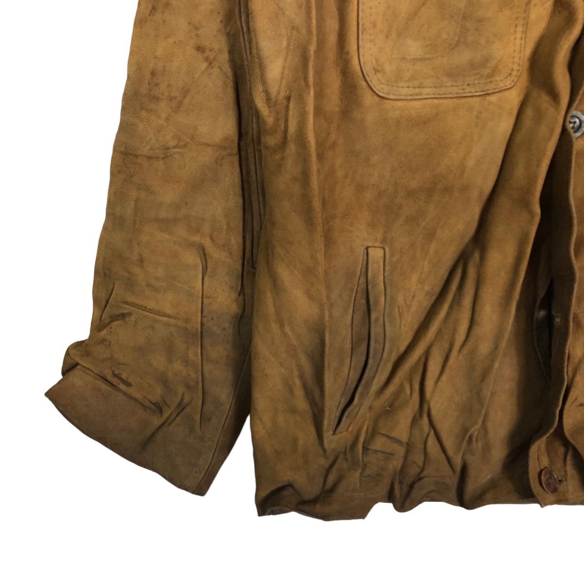 Japanese Brand 🔥90’s Vintage Genuine Leather Jacket Blystad Japan Size US M / EU 48-50 / 2 - 4 Thumbnail