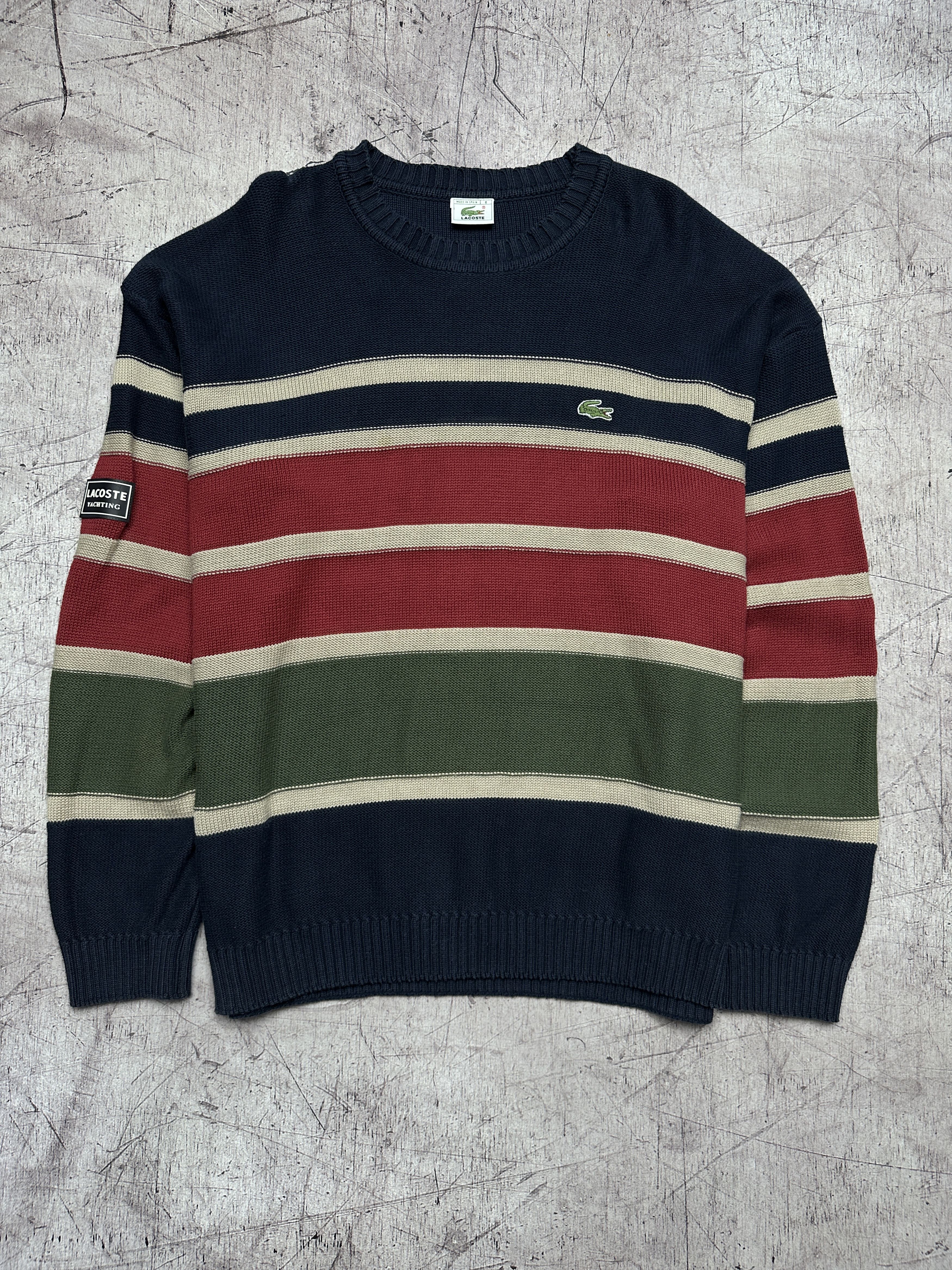 Lacoste Lacoste 90s Vintage Mens Cotton Knit Sweater Size US XXL / EU 58 / 5 - 1 Thumbnail