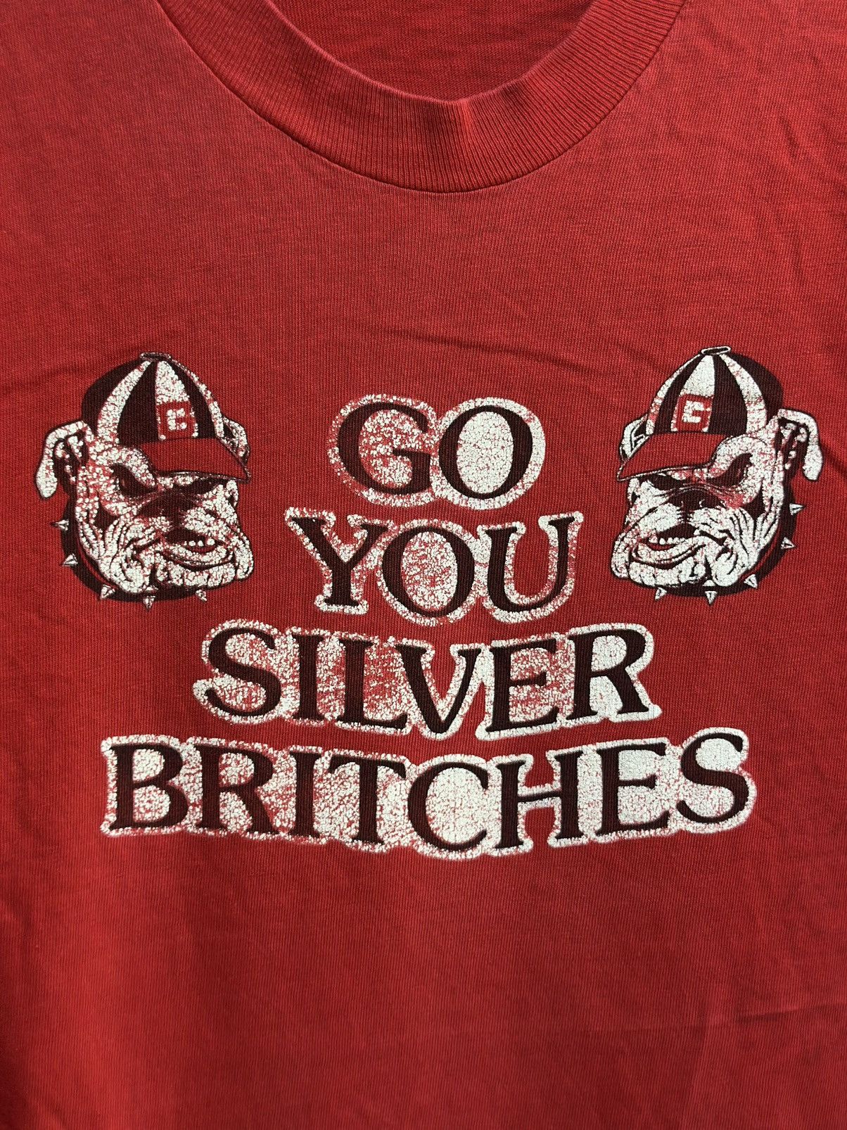 Vintage Vintage Go You Silver Britches Long Sleeve Tee Size US M / EU 48-50 / 2 - 2 Thumbnail