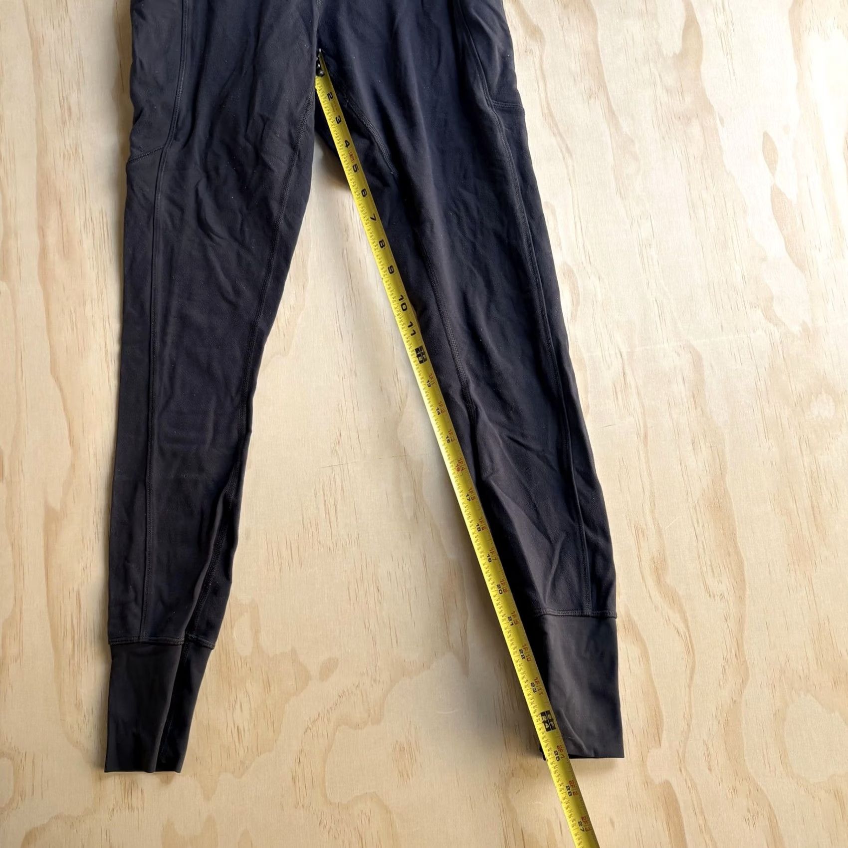 Lululemon Lululemon Leggings Womens XS Black High Rise Jogger Pockets Yoga Athletic Gym Size 26" / US 2 / IT 38 - 7 Thumbnail