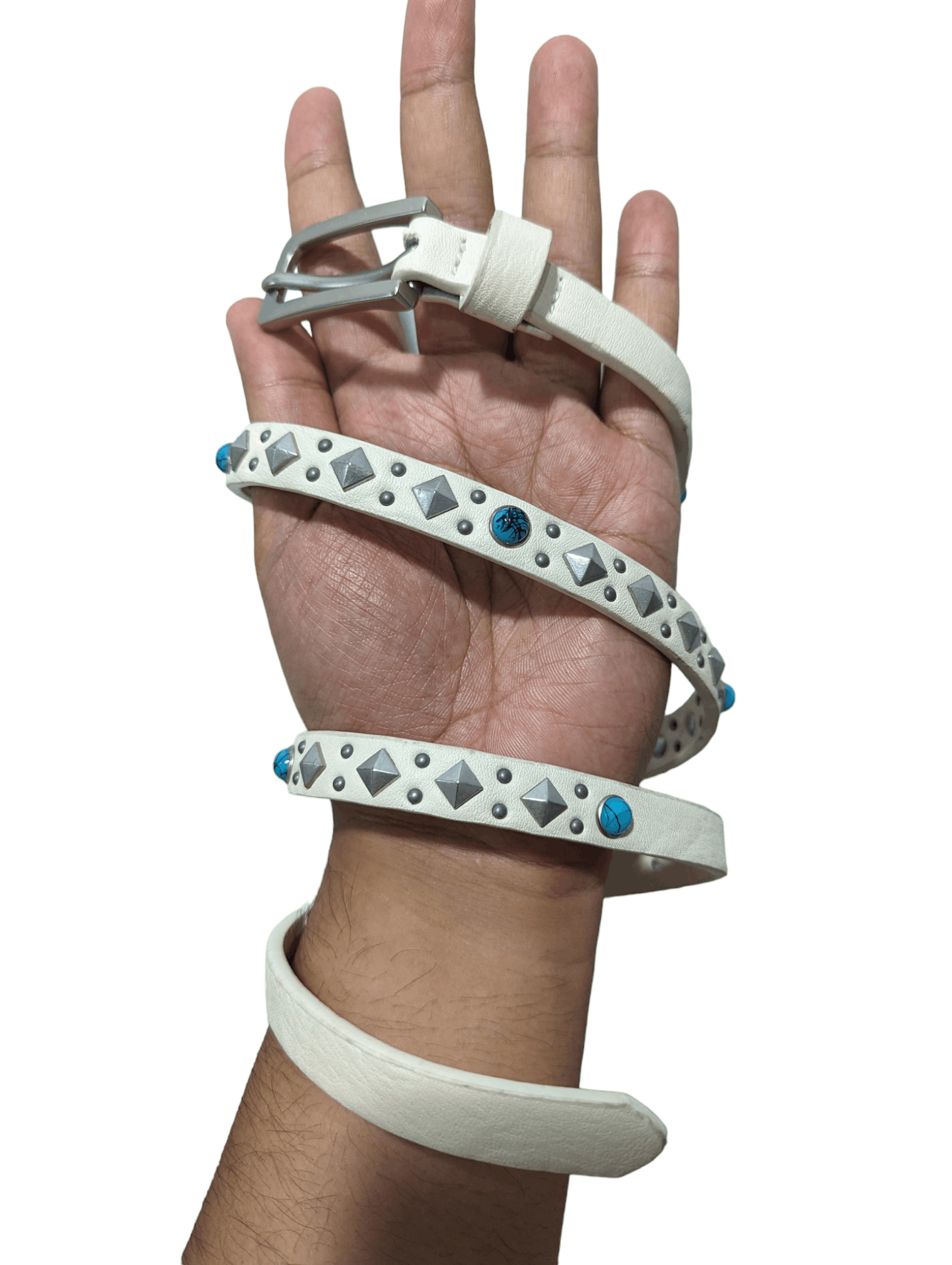 Navajo Native Turquoise Stone Studded Belt