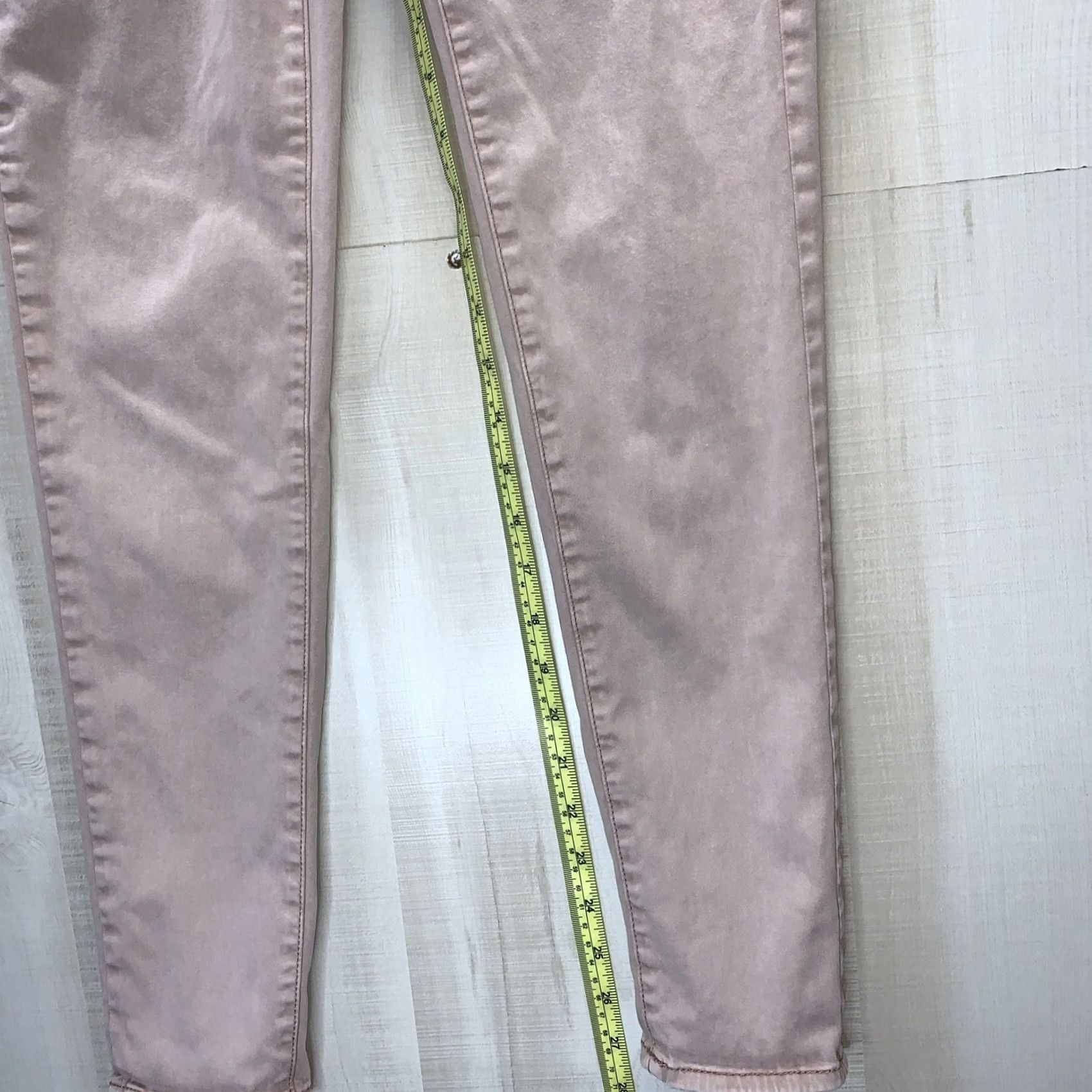 American Eagle Outfitters American Eagle Womens SZ 6 Super Stretch Pink Jegging Jeans #2587 Size 28" / US 6 / IT 42 - 2 Thumbnail