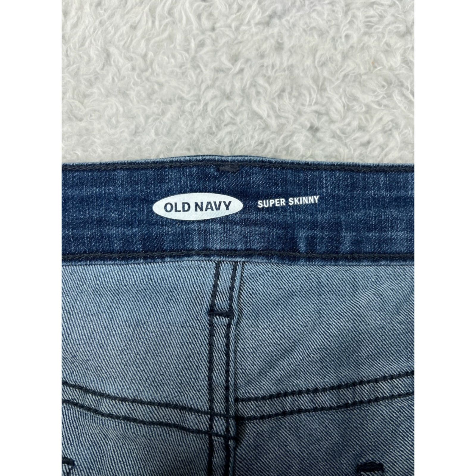 Old Navy Old Navy Jeans Women 36 Blue Denim Skinny Regular 5-Pocket Design Cotton Stretch Shirt? Size 25" / US 0 / IT 36 - 4 Thumbnail