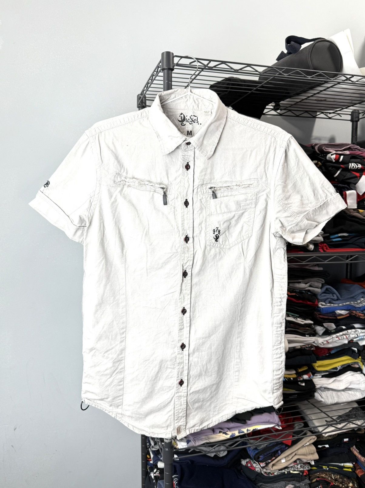 Diesel Y2K Vintage Diesel Buttons Up Shirt Tee Archive Hype Size US M / EU 48-50 / 2 - 1 Thumbnail