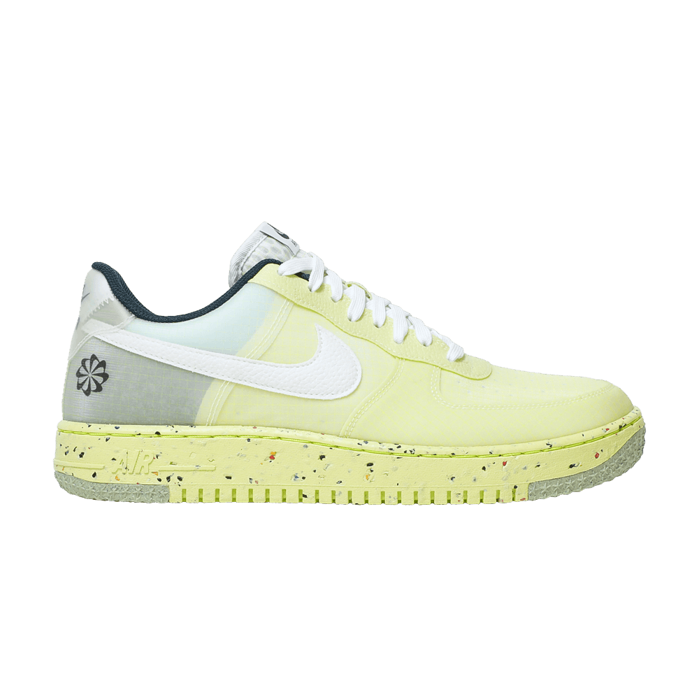 image of Nike Air Force 1 Crater Light Lemon Twist Shoes in Green, Men's (Size 7)