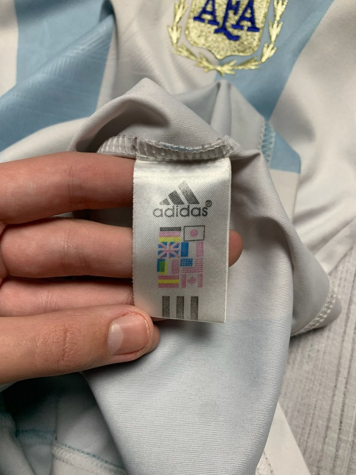 Vintage Rare Vintage striped Argentina tee logo size M 10 Messi Size US M / EU 48-50 / 2 - 6 Thumbnail
