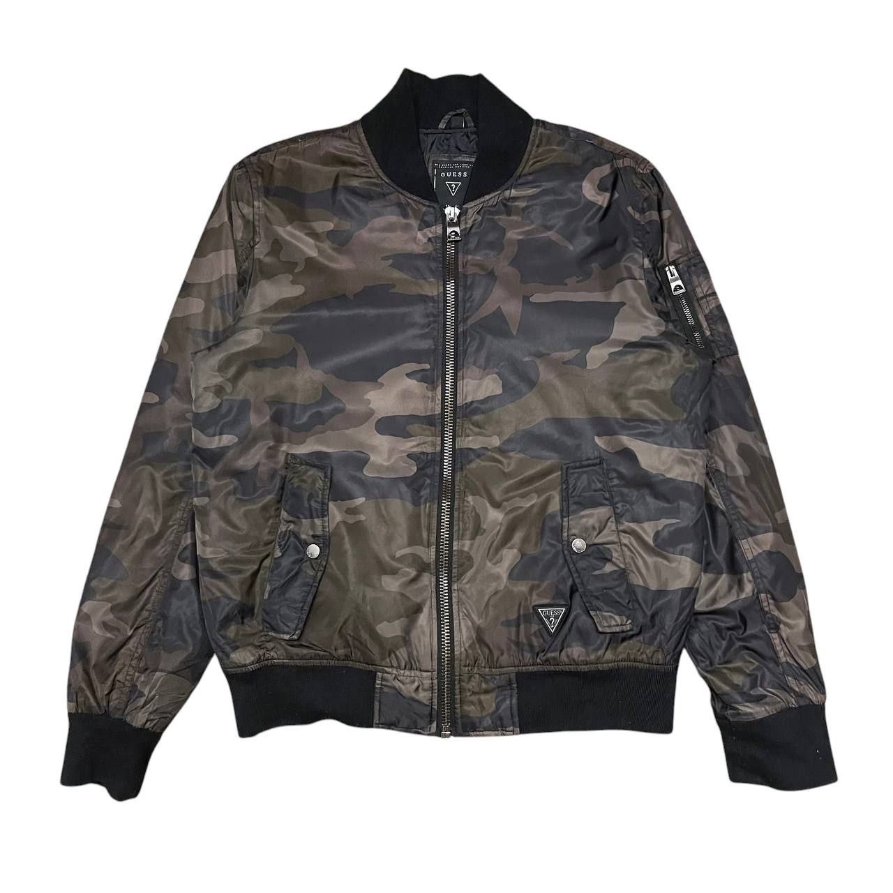 Guess Guess USA Camo Bomber Jacket Size US M / EU 48-50 / 2 - 1 Thumbnail