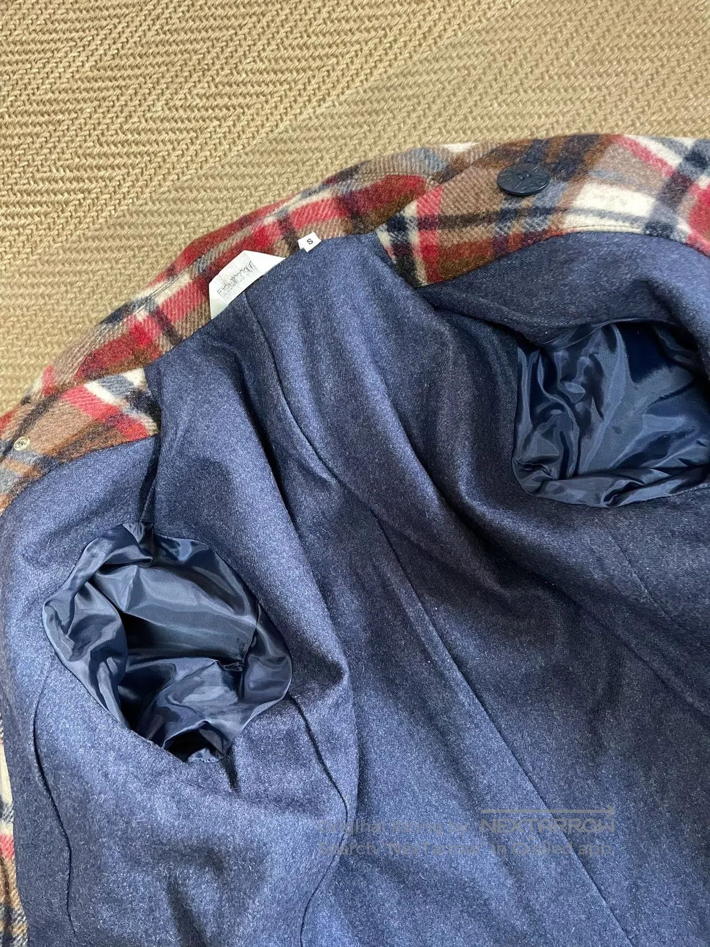 Bape bape check wool double-breasted coat. Size US S / EU 44-46 / 1 - 6 Thumbnail